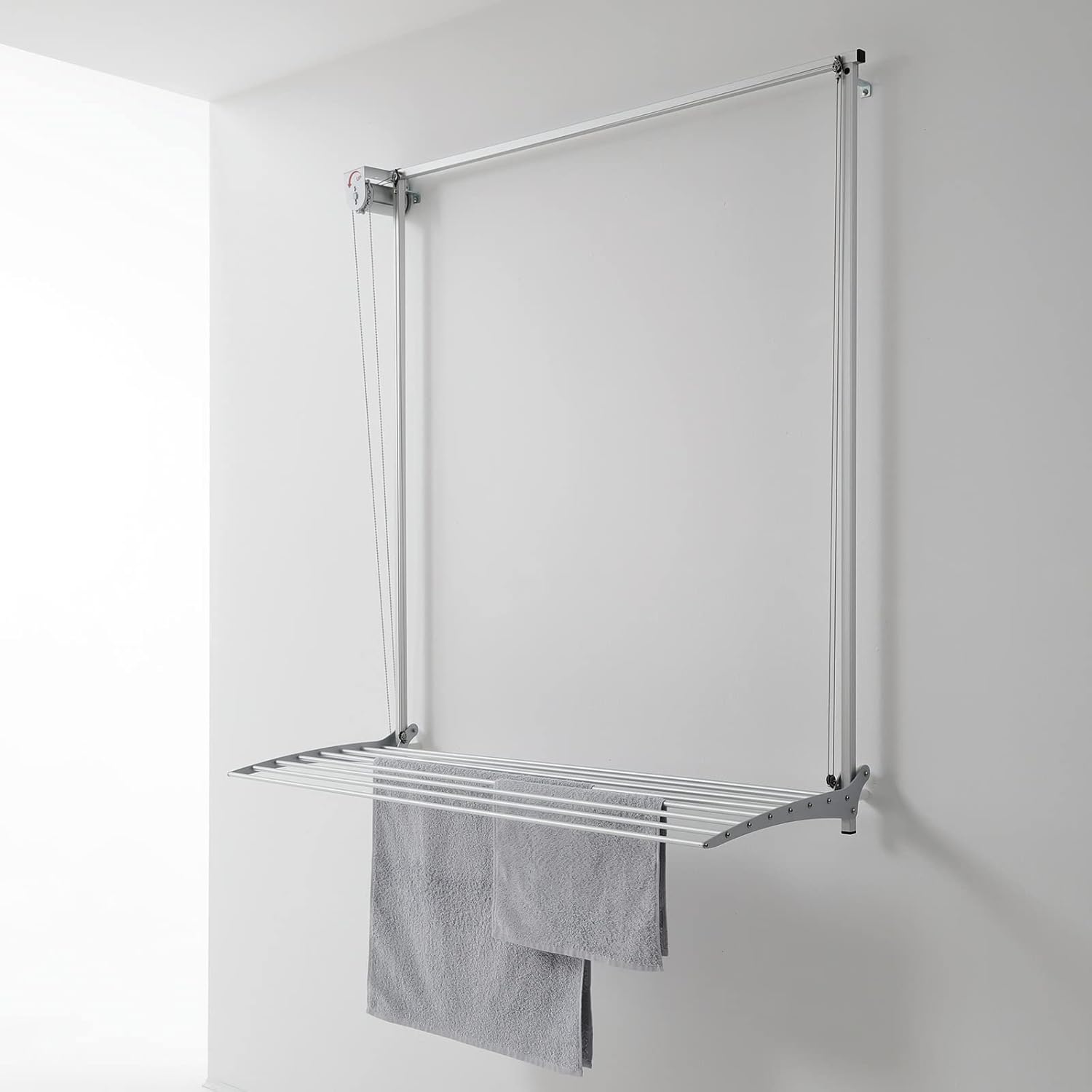 Foxydry Wall - Stendibiancheria da Parete 80, Grigio