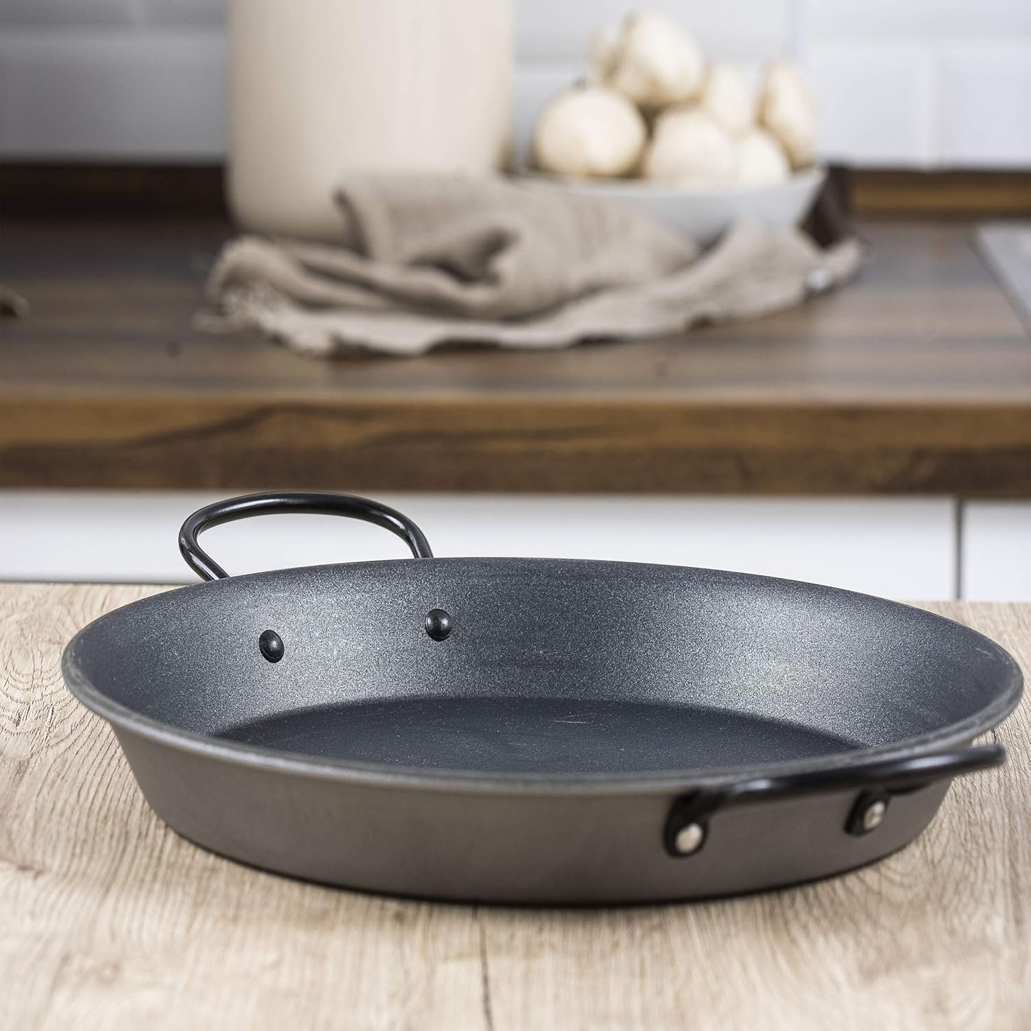 Lacor 60144- Padella per paella antiaderente 45 cm - immagine 4