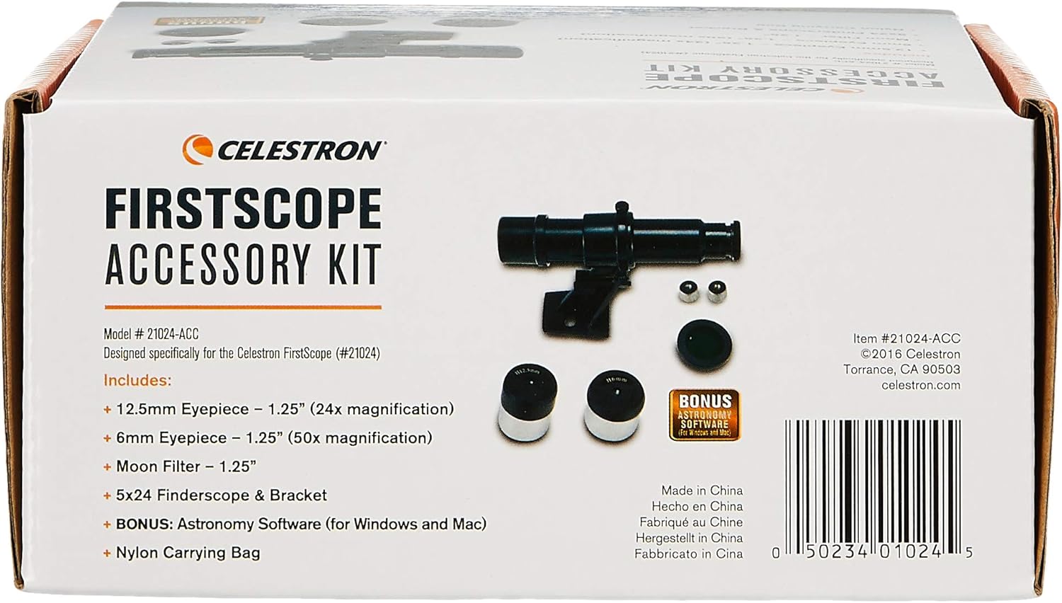 Celestron 21024-ACC FirstScope Kit accessori, Nero - immagine 2