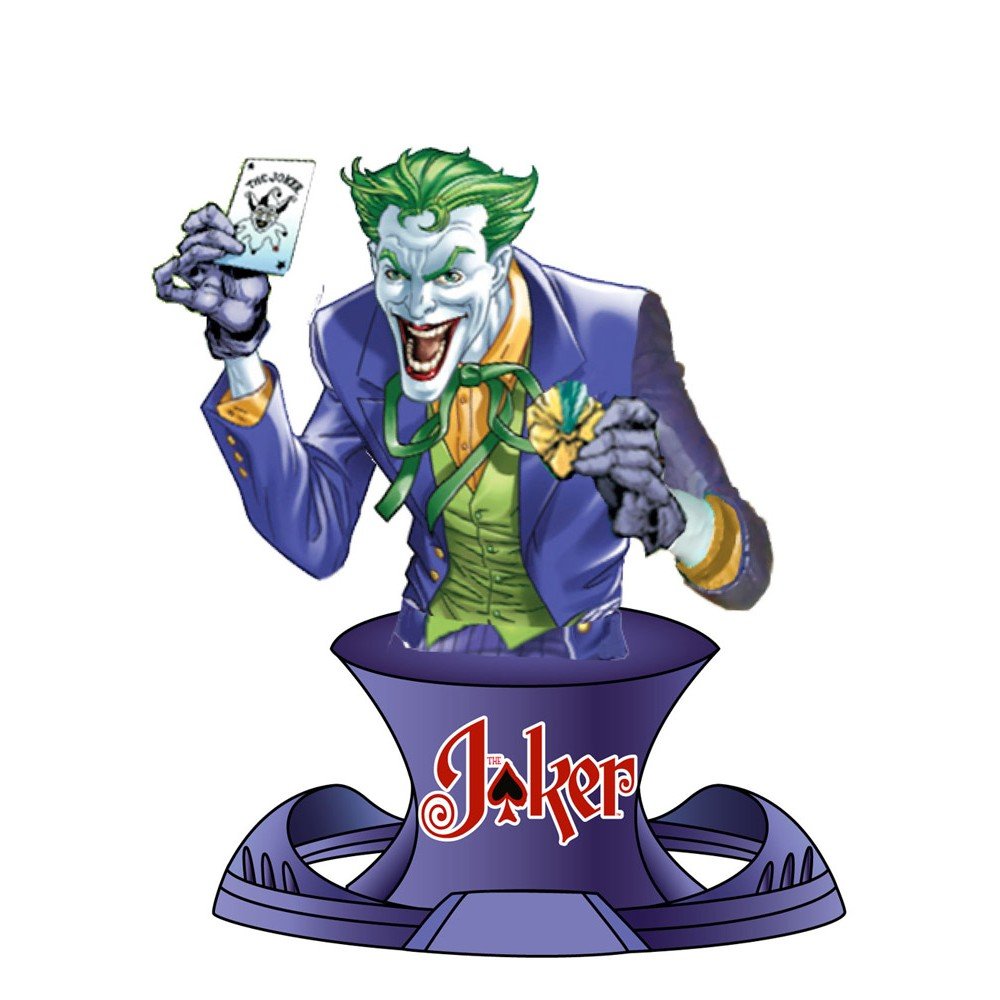 Batman Statuetta Joker Busto Fermacarte (15 cm)