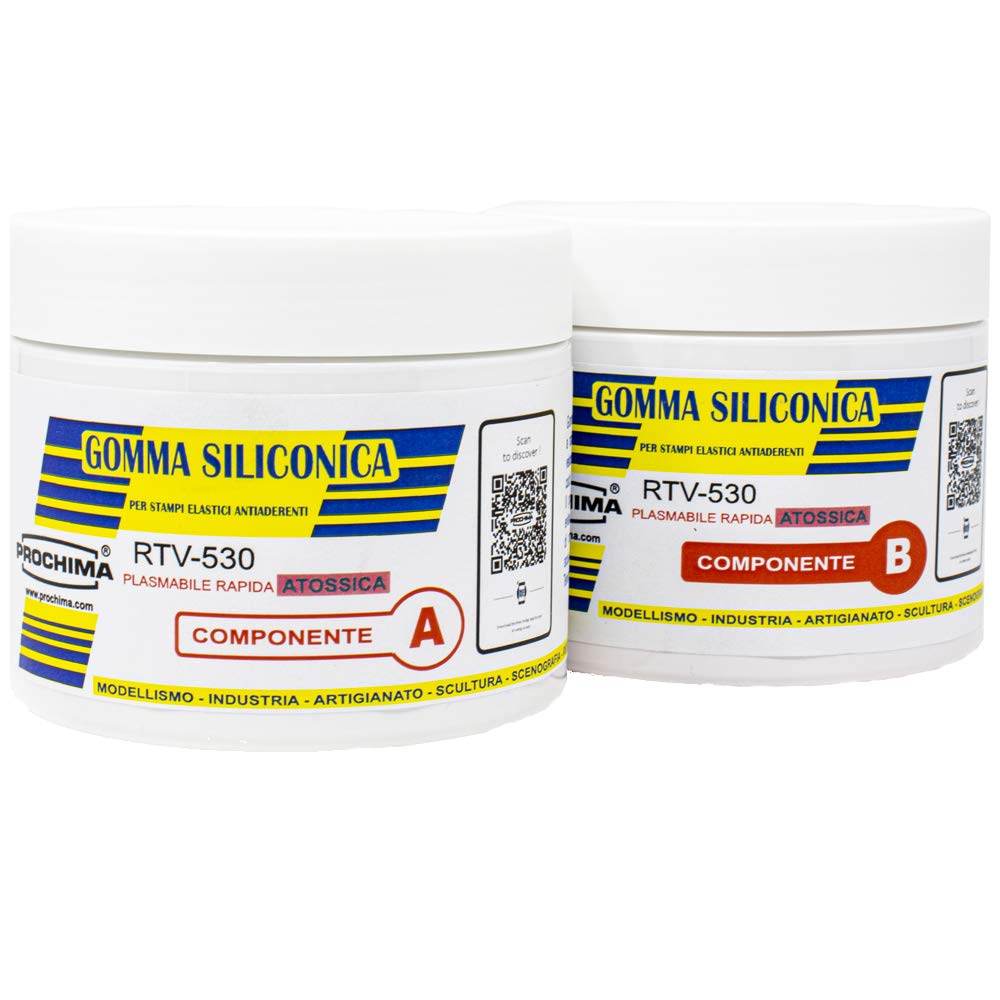 PROCHIMA GS737K1 Gomma Siliconiche Rtv-530 A+B, 1 kg