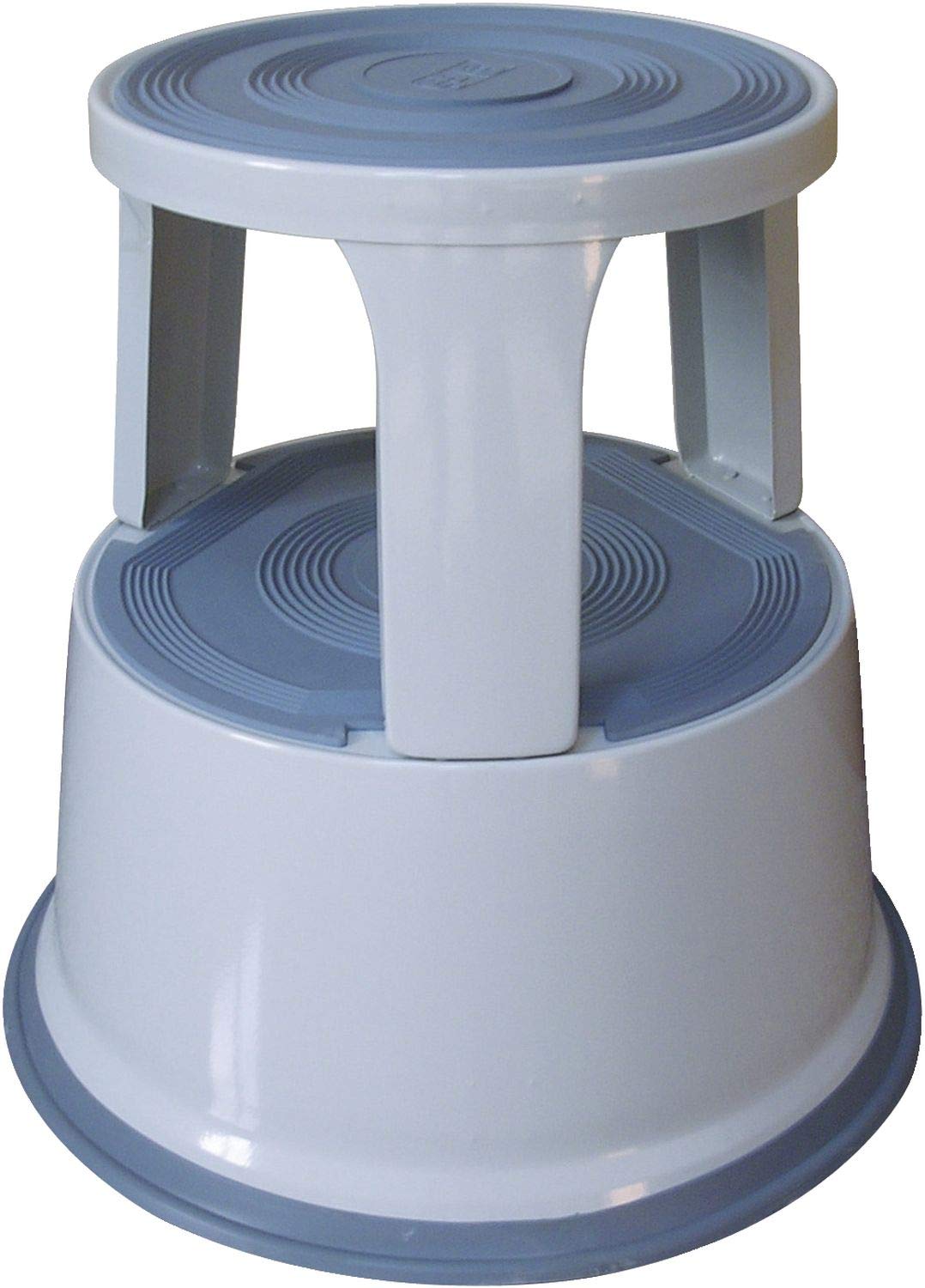 QCONNECT Metal Step Stool Light Grey