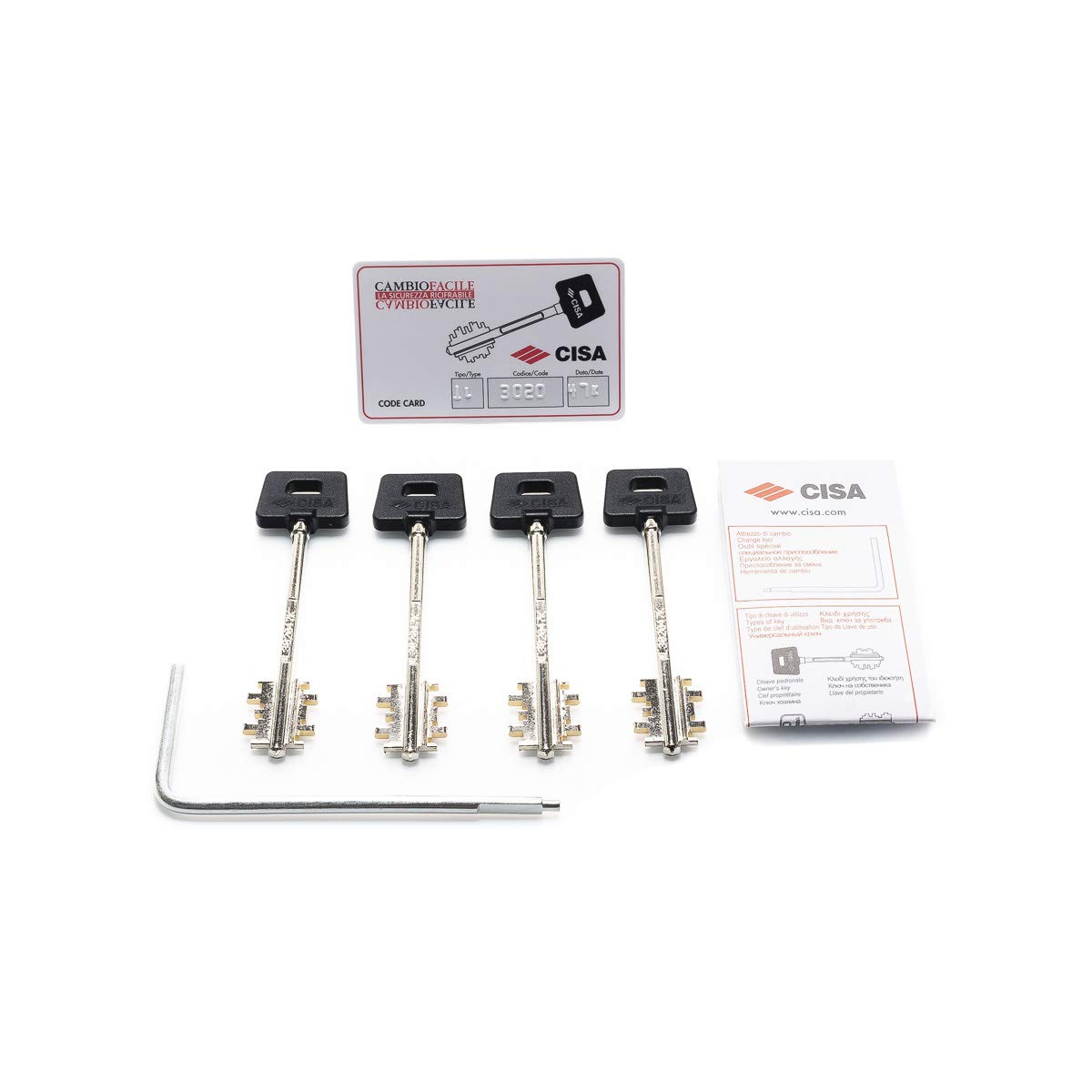 Cisa 106520611 - Cofanetto 5 Chiavi Lunghe