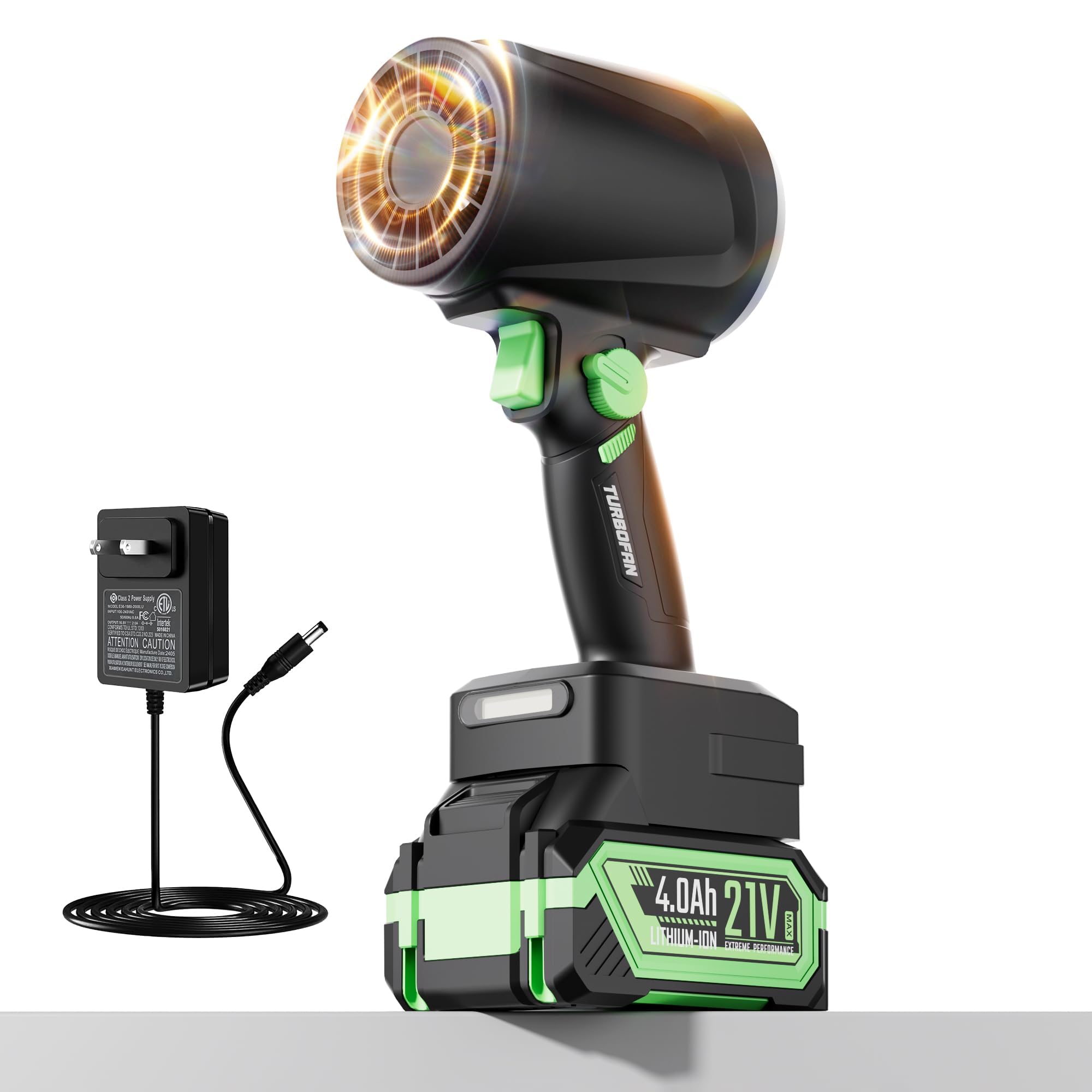 Soffiatore a Batteria con Motore Brushless 200km/h