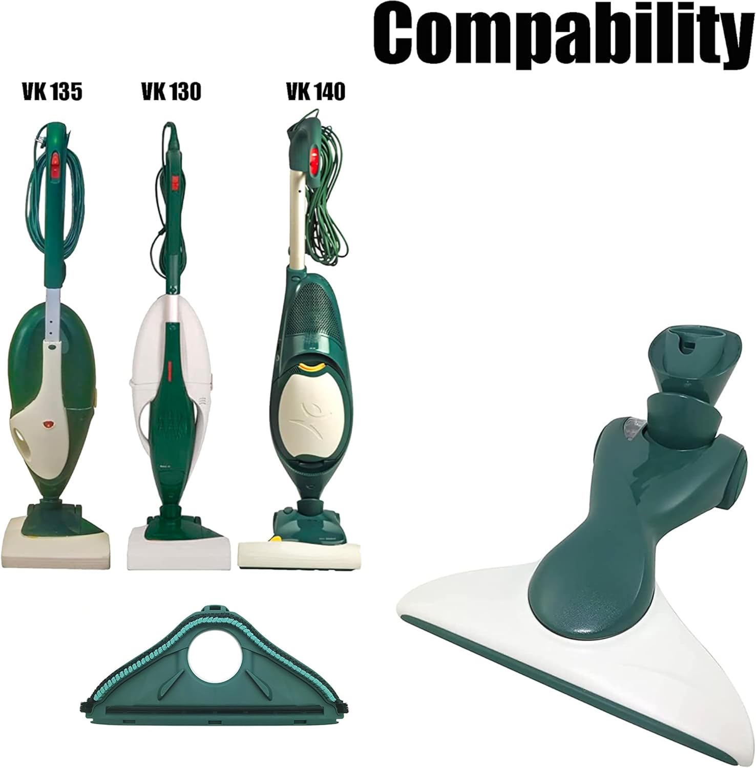 Arcets Spazzola compatibile per Folletto VK135 VK136 VK130 VK140 - immagine 2