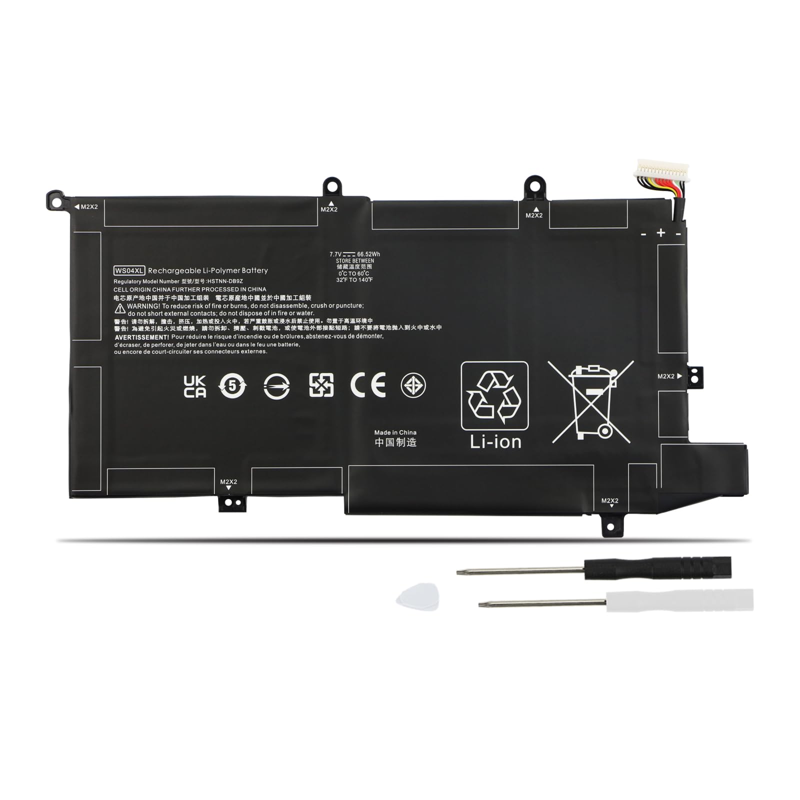 K Kyuer WS04XL Batteria Laptop per HP Spectre X360 14-ea