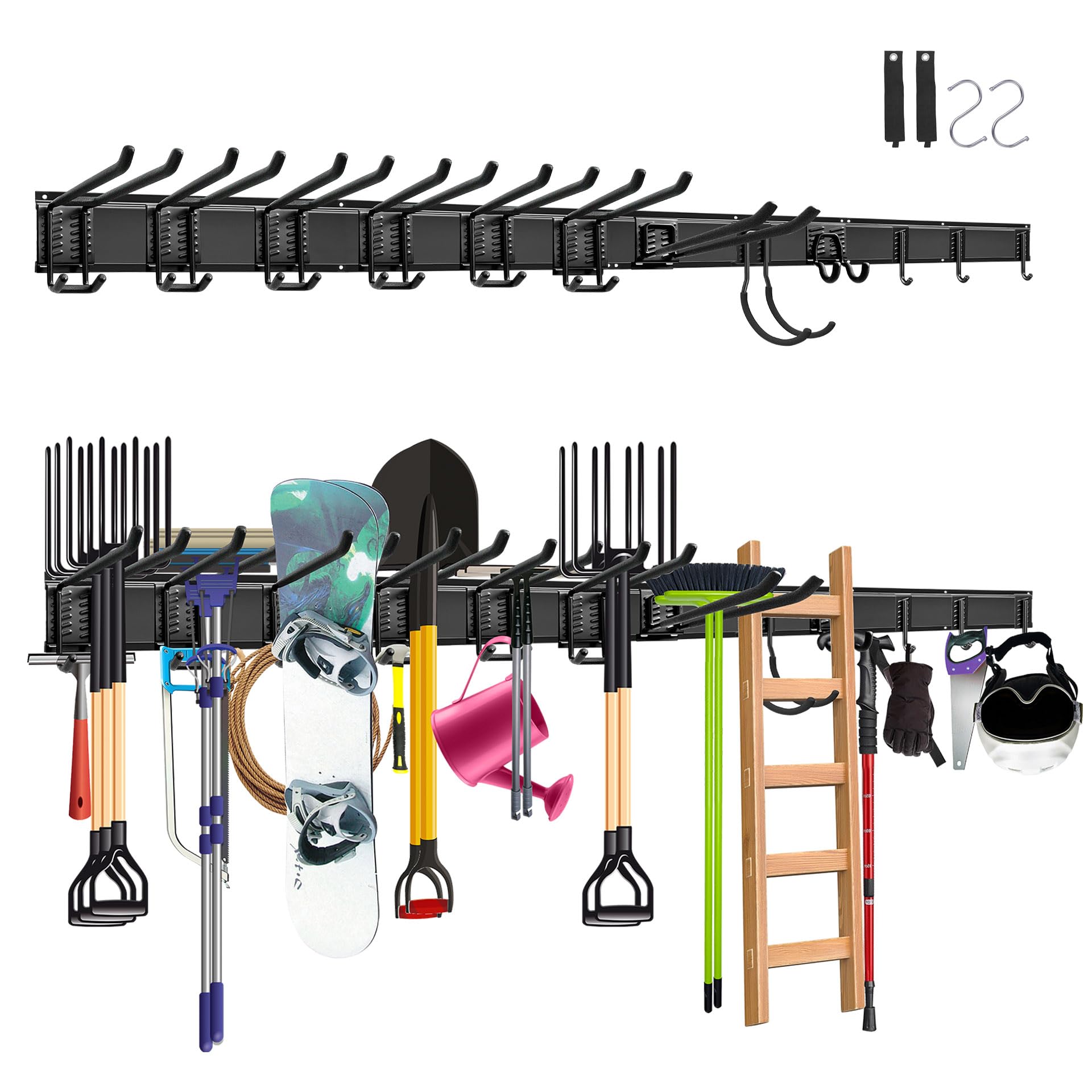 Mimoke Supporto da Parete per Garage e Giardino 162 cm