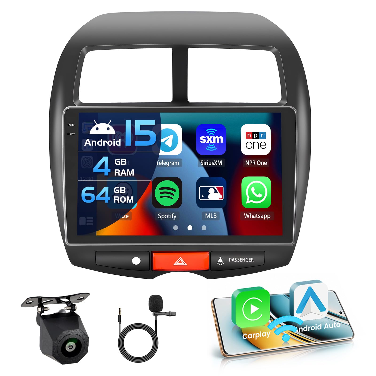 Autoradio per Peugeot 4008/Citroen C4/Mitsubishi ASX 1