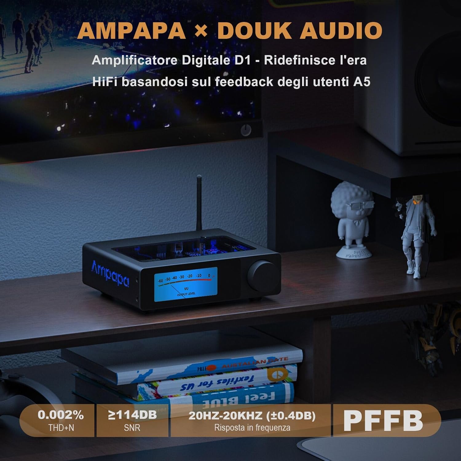D1 Amplificatore Bluetooth Stereo con BT 5.2 - immagine 2