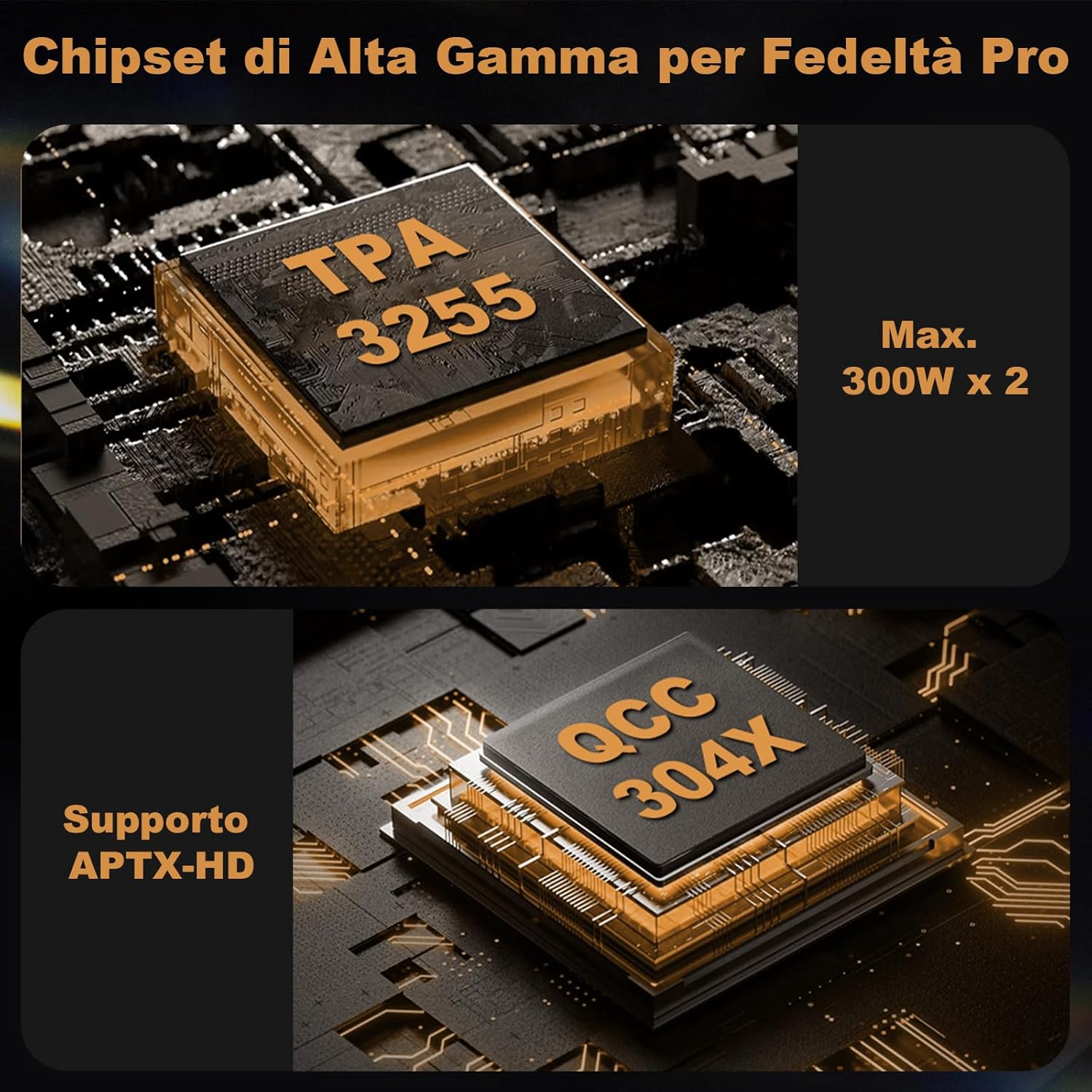 D1 Amplificatore Bluetooth Stereo con BT 5.2 - immagine 5