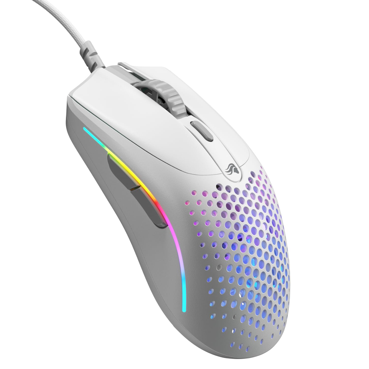 Glorious Gaming Model O 2 Mini Wired Gaming Mouse, Bianco