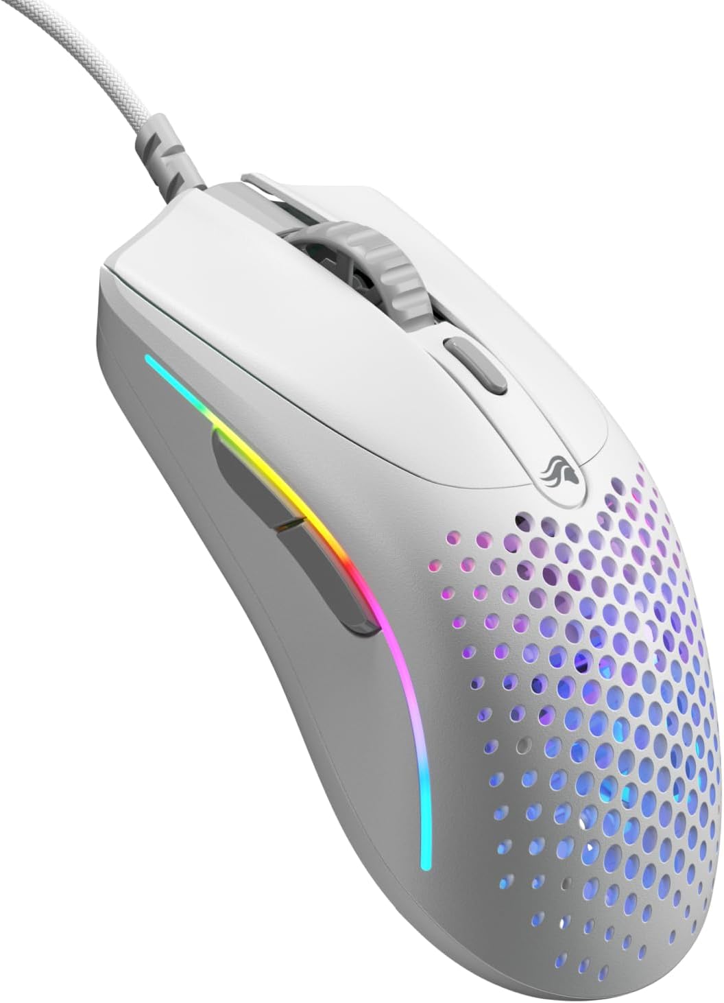 Glorious Gaming Model O 2 Mini Wired Gaming Mouse, Bianco - immagine 1
