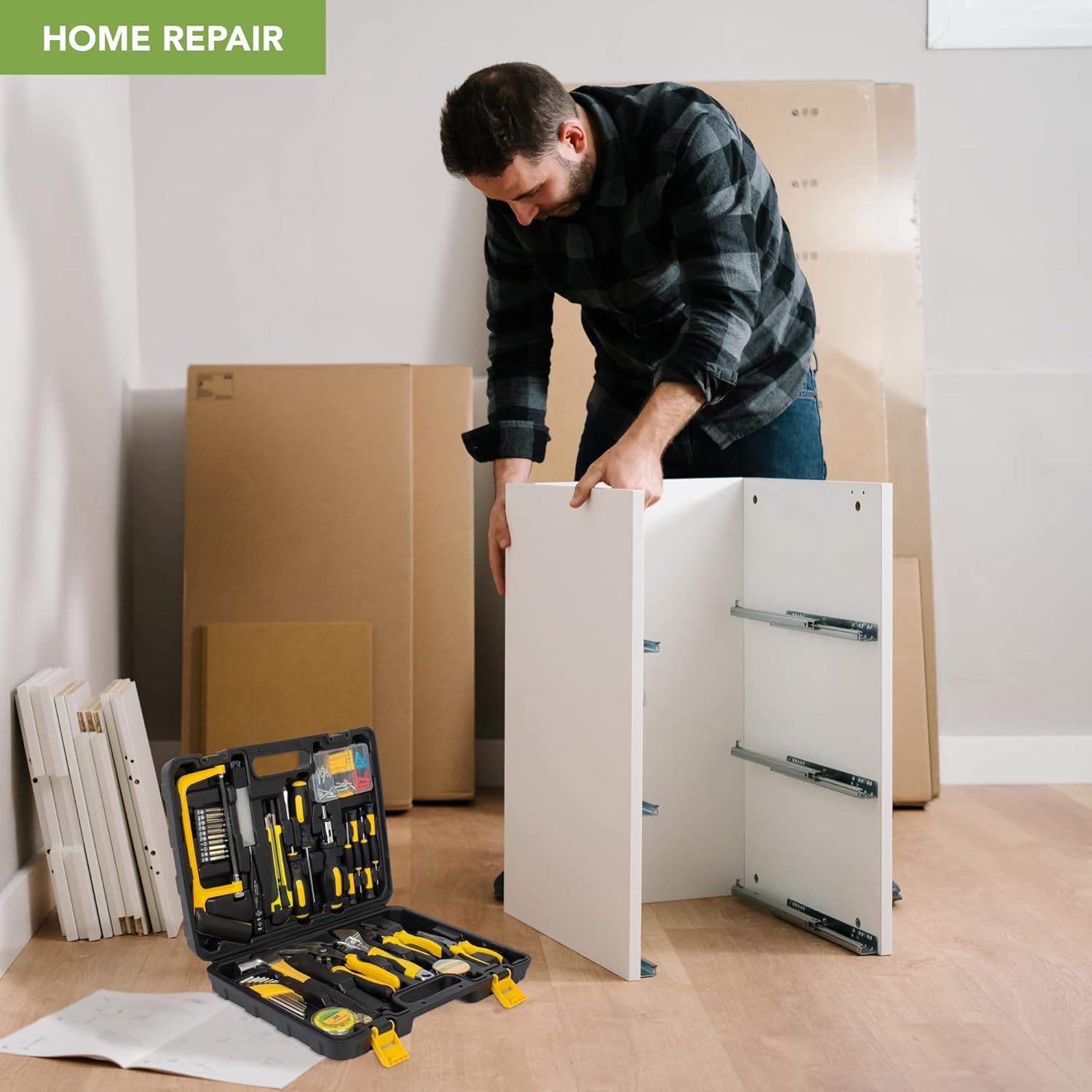 Cassetta Attrezzi Completa Professionale 100 Pezzi - immagine 4