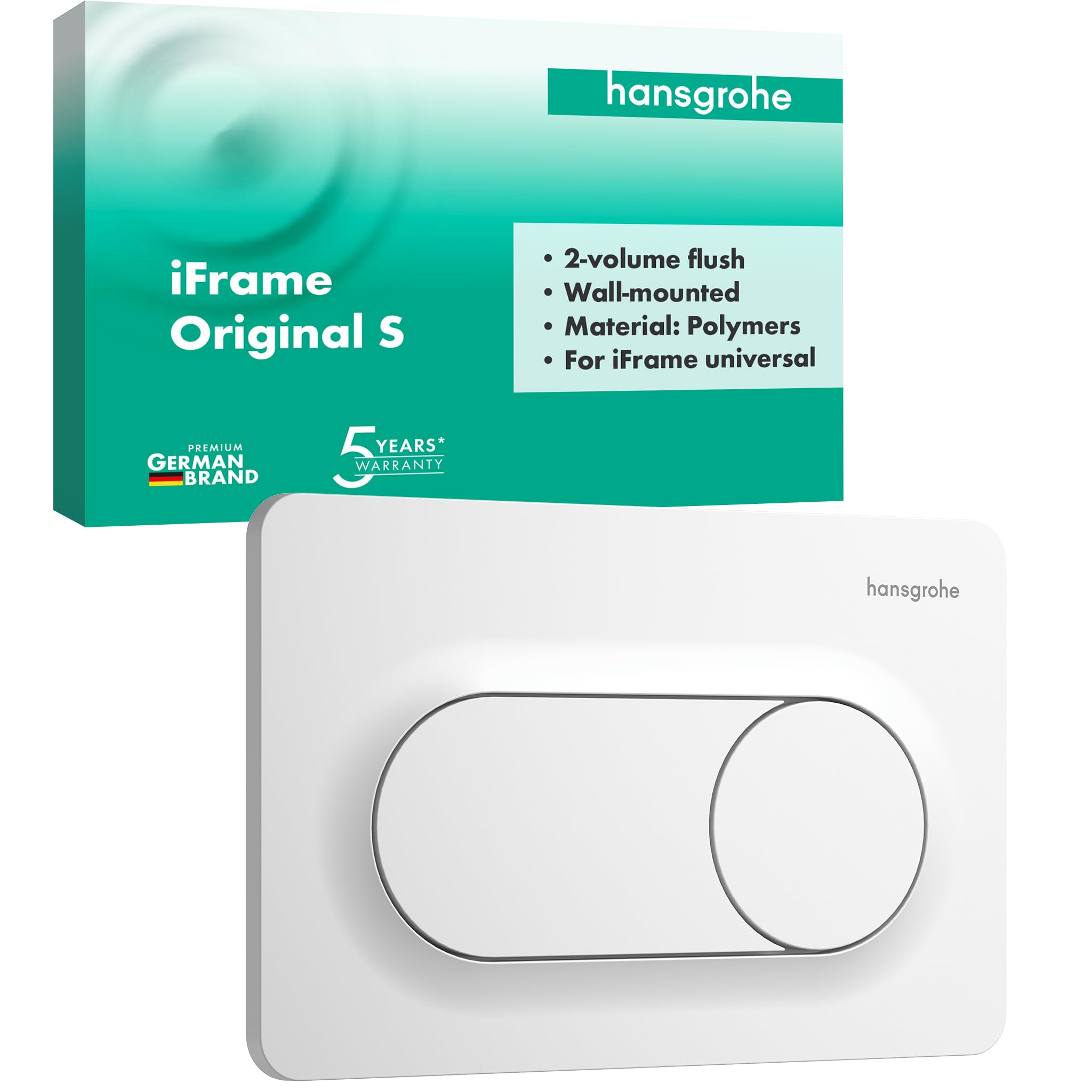 hansgrohe iFrame 66002700 - Piastra di Comando WC