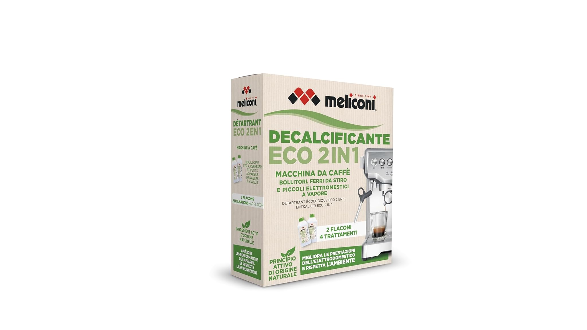 Meliconi Decalcificante Eco 2-in-1 per Macchina Caffè