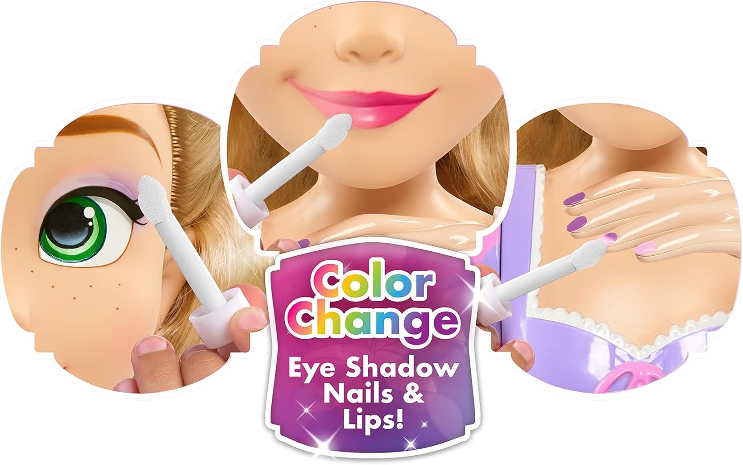 Just Play Testa Deluxe Rapunzel da Pettinare - immagine 5