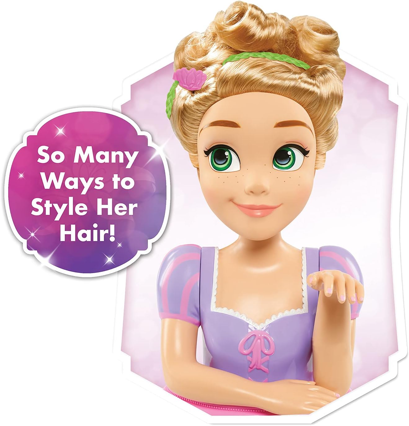 Just Play Testa Deluxe Rapunzel da Pettinare - immagine 7