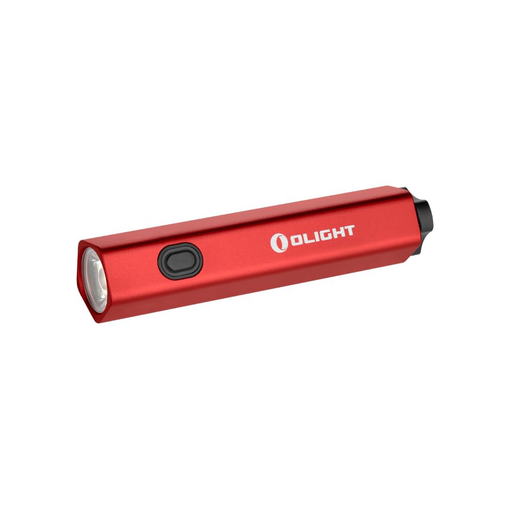 OLIGHT Torcia Tascabile EDC Diffuse 700 lm, Rosso