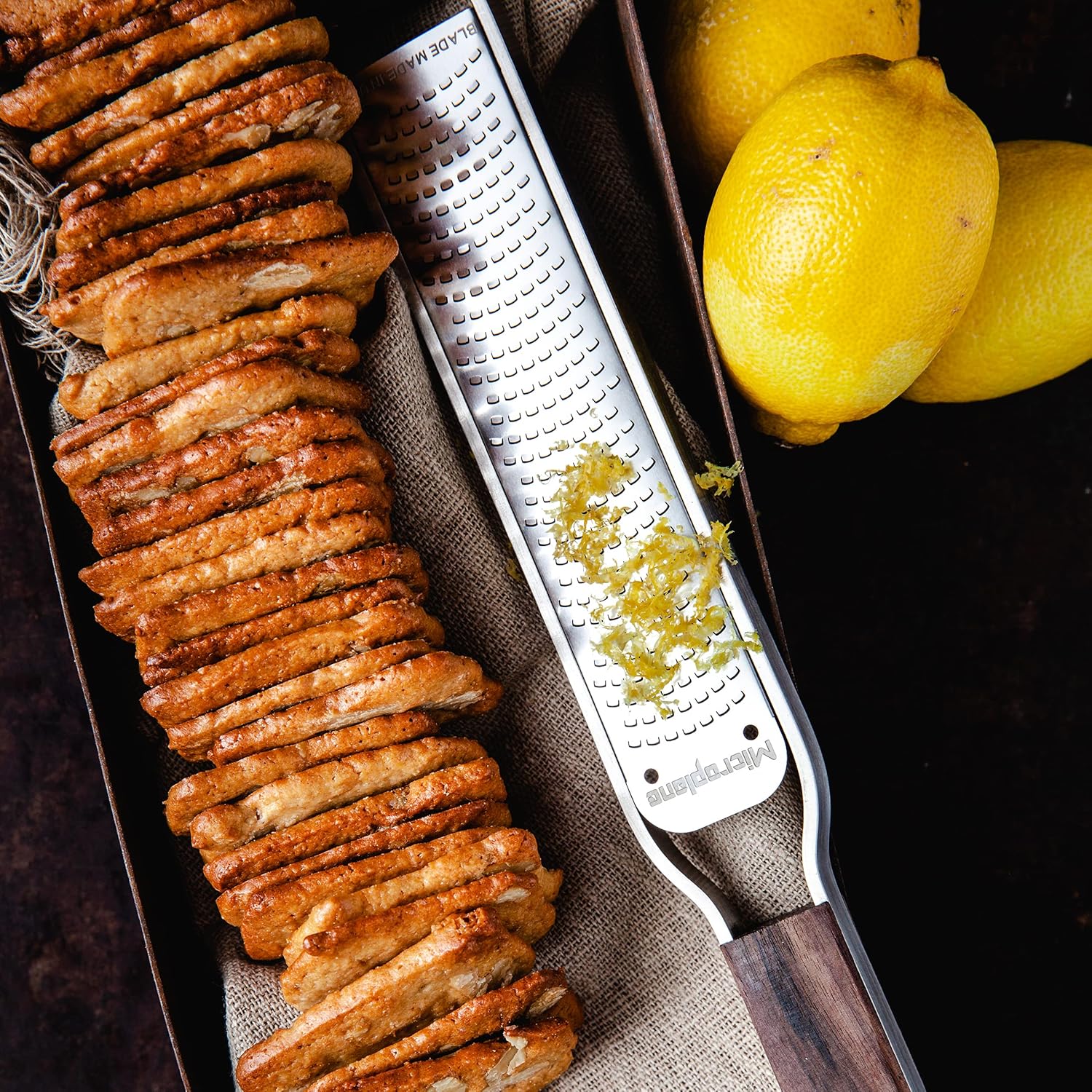 Microplane Set Grattugie Zester & Lama Ultra Spessa - immagine 6