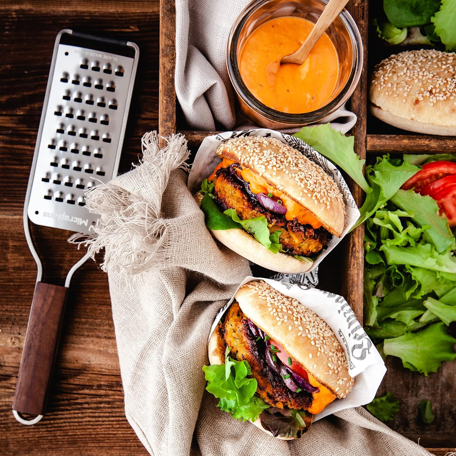 Microplane Set Grattugie Zester & Lama Ultra Spessa - immagine 7