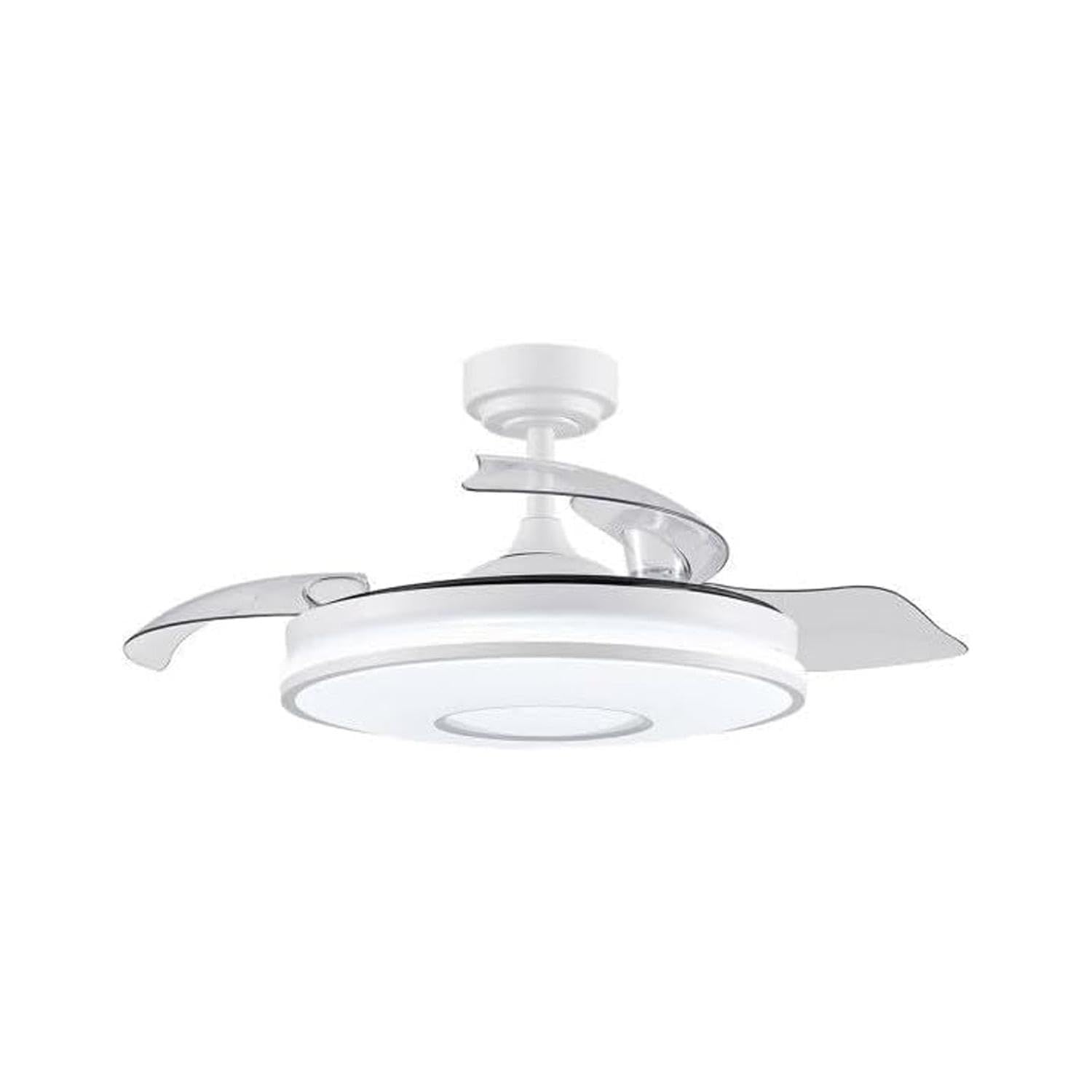 Ventilatore DC Dani 72W con 3 Pale, Bianco