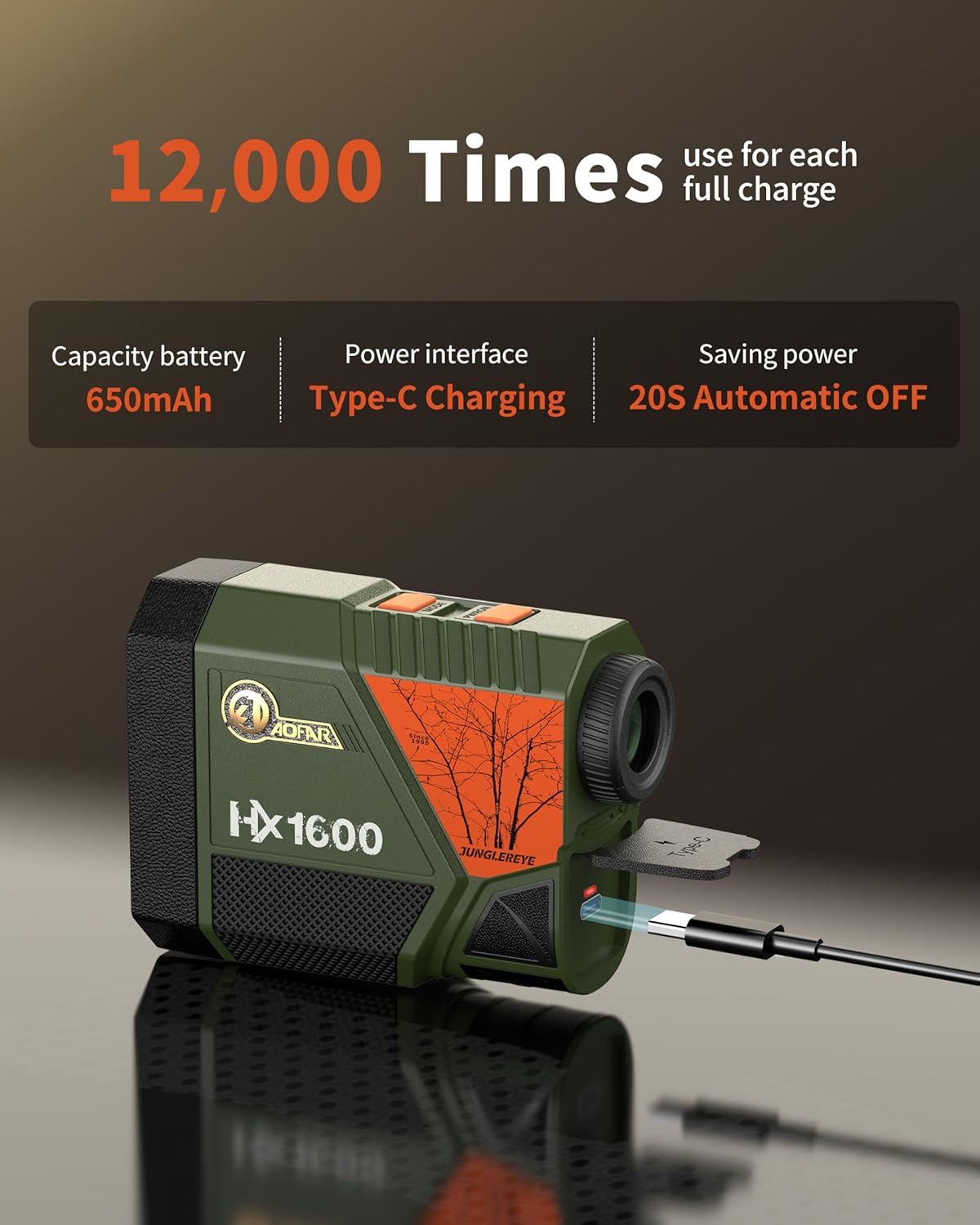 Aofar Rangefinder HX1600 per Caccia e Tiro con l'Arco - immagine 6