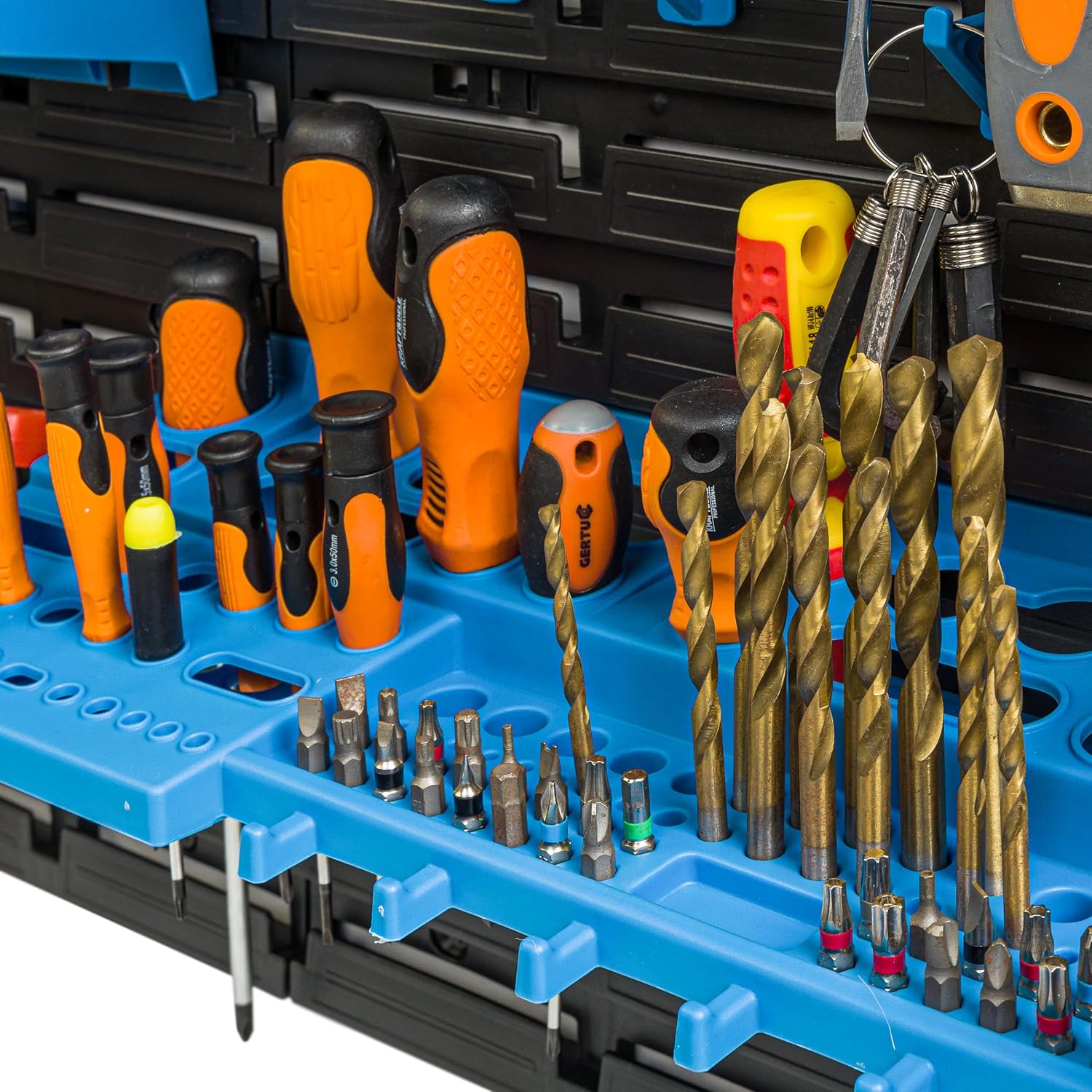 botle Parete Portautensili 154x78 cm, Blu - immagine 4