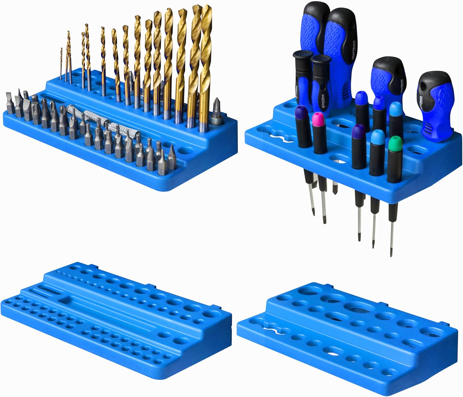 botle Parete Portautensili 154x78 cm, Blu - immagine 7