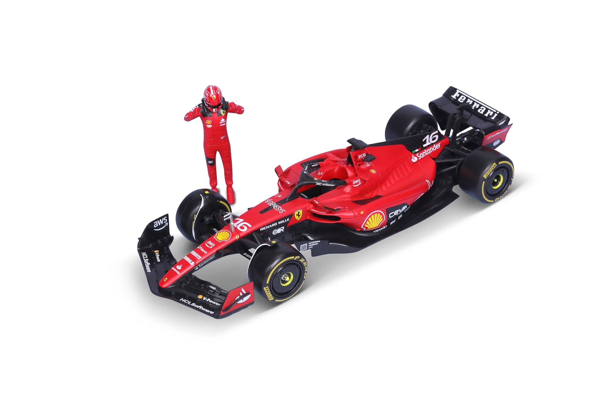 BBURAGO Ferrari SF-23 Charles Leclerc #16 2023 1:24