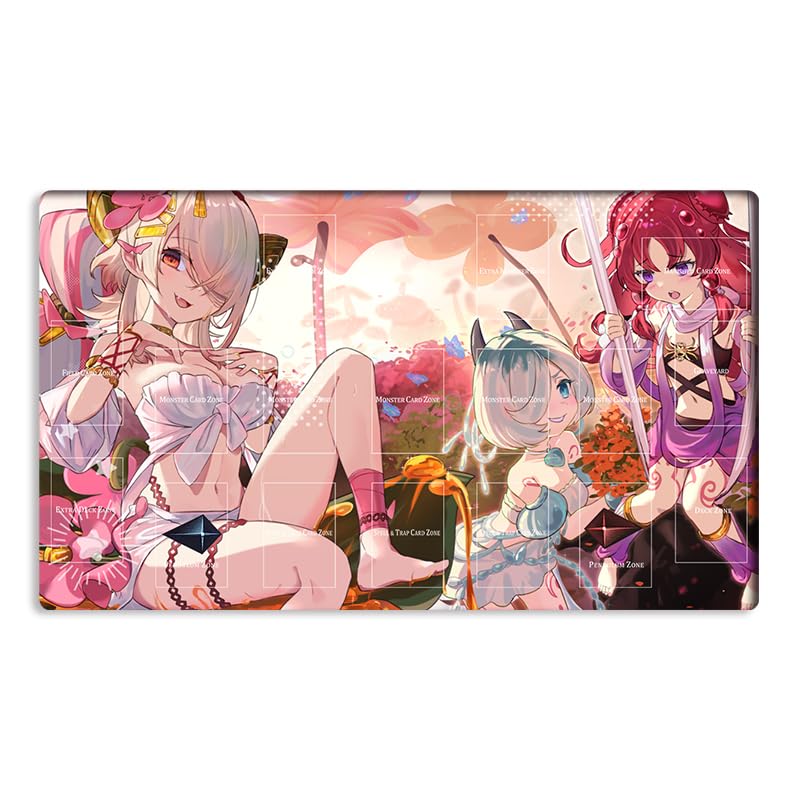 Mlikemat Playmat Traptrix Girls TCG CCG OCG con Zone