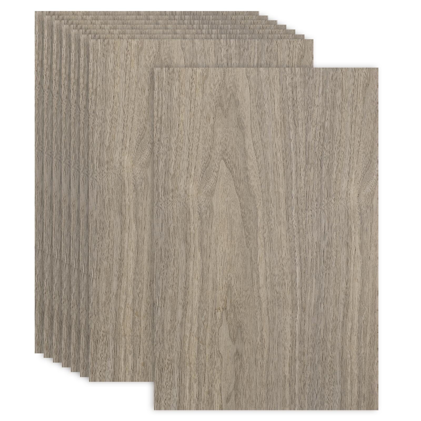 QUARKZMAN 8PCS Fogli Di Compensato Noce, 12 X 18 X 1/8 Pollici Pannelli Leggeri E Resistente Per Taglio Laser E Incisione, Artigianato, Pittura, Modelli Aeroplani