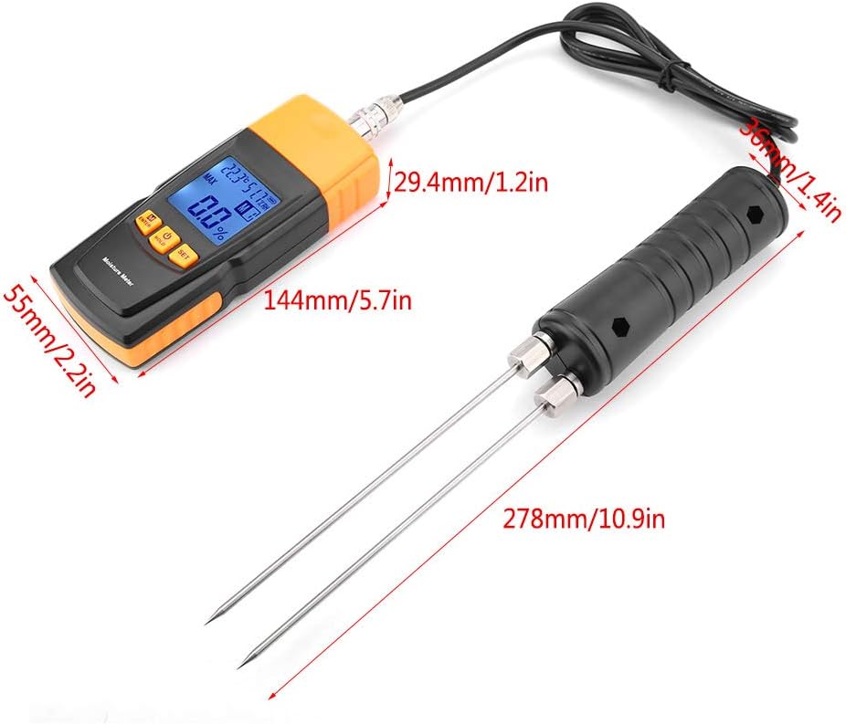 Display LCD Digitale Misuratore Umidità Legno MMD4E - immagine 2