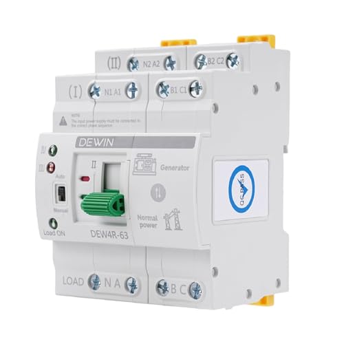 Dewin Interruttore di Trasferimento Automatico 63A 4P 400V
