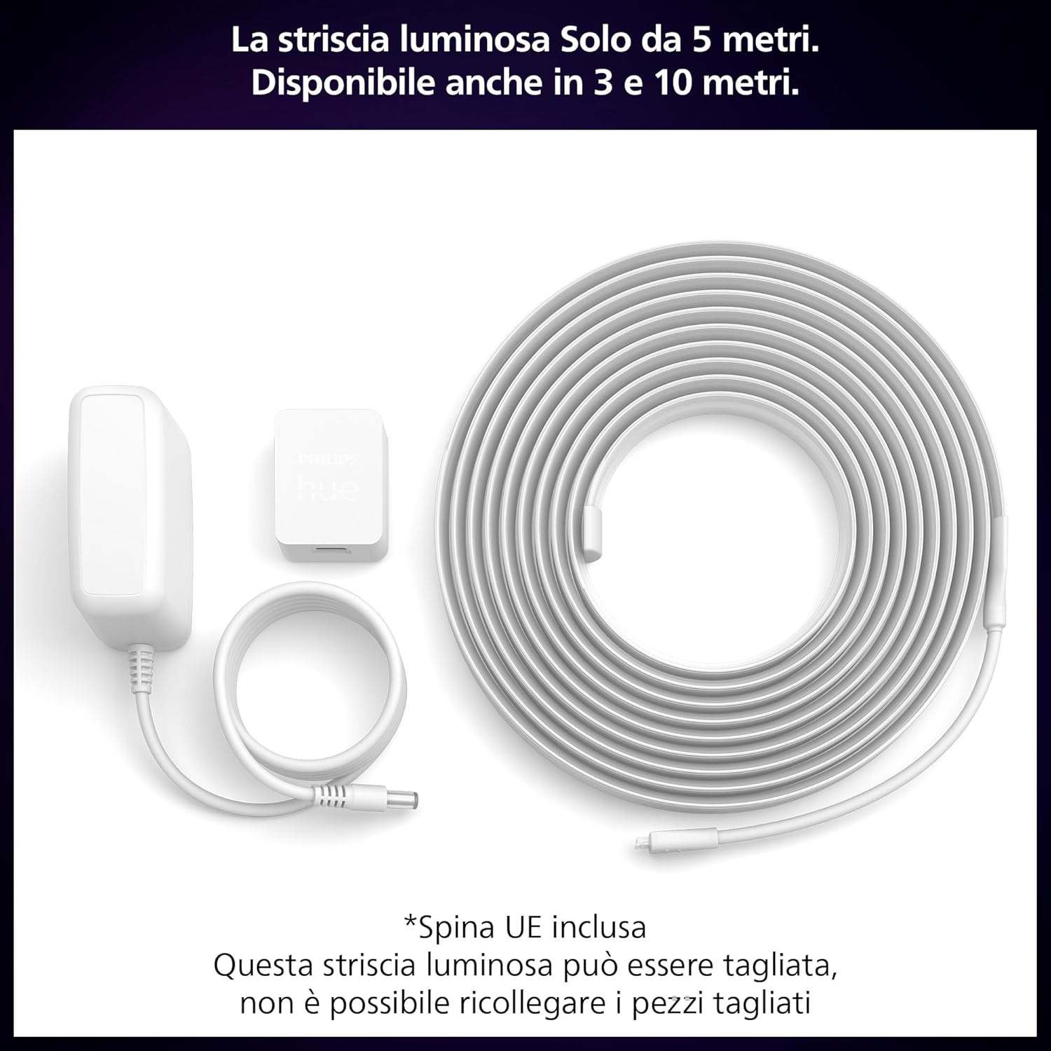 Philips Hue Indoor Smart LED Strip Kit Base 5m - immagine 2