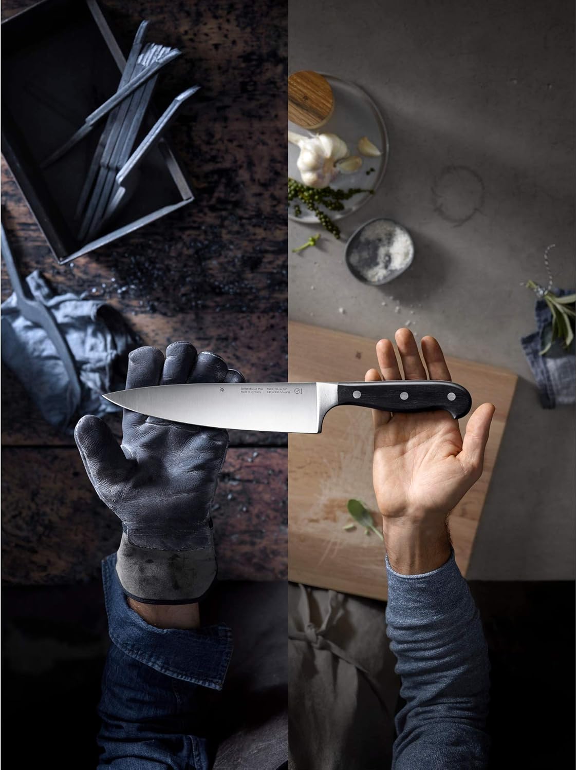 WMF Coltello Set Classe Plus Performance Cut, Acciaio Inox, Nero, Set 5 Pezzi - immagine 2