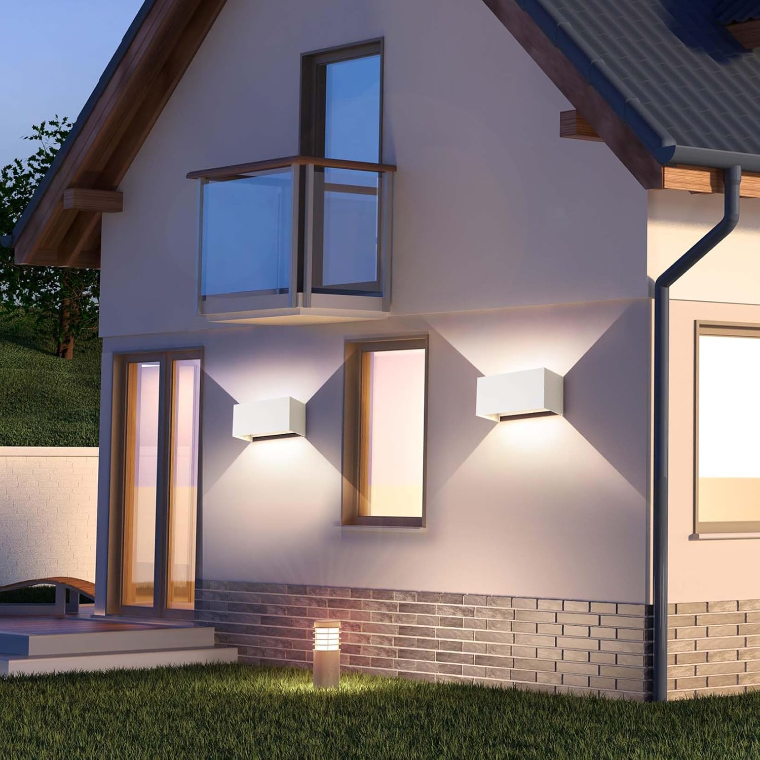 Applique LED da Esterno/Interno 25W IP65 Impermeabile - immagine 9