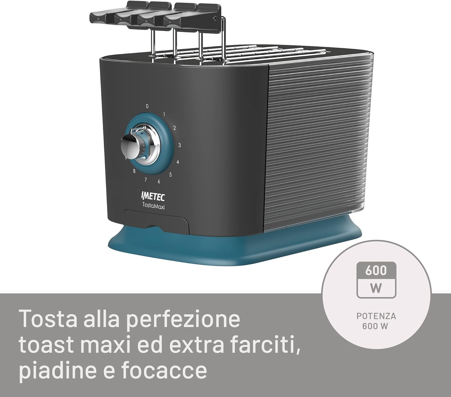 Imetec TostaMaxi Tostapane 600W - immagine 2