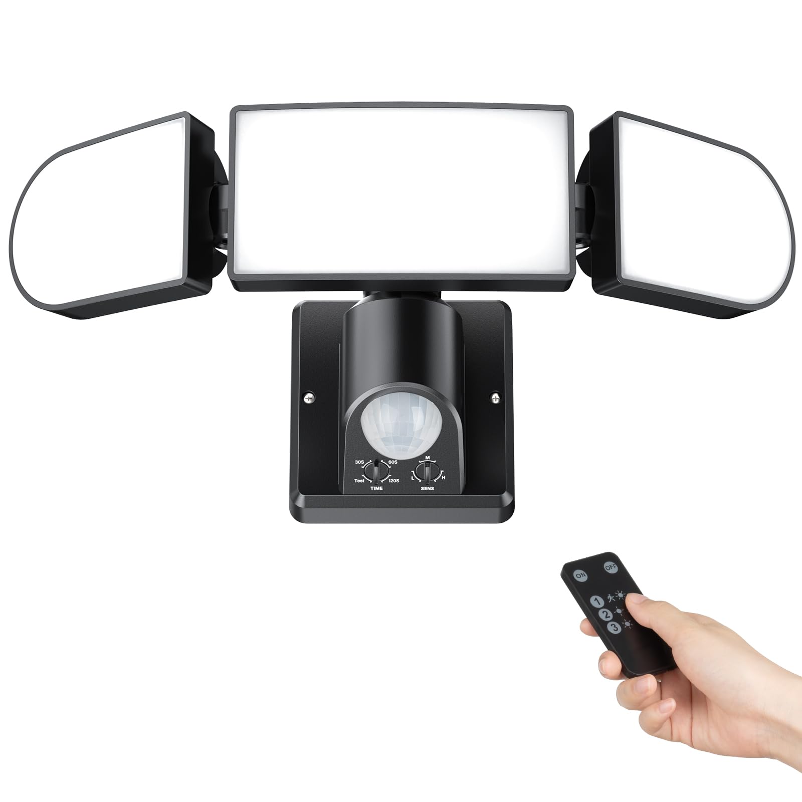 Maxtachi Faretto LED Esterno con Sensore di Movimento 35W