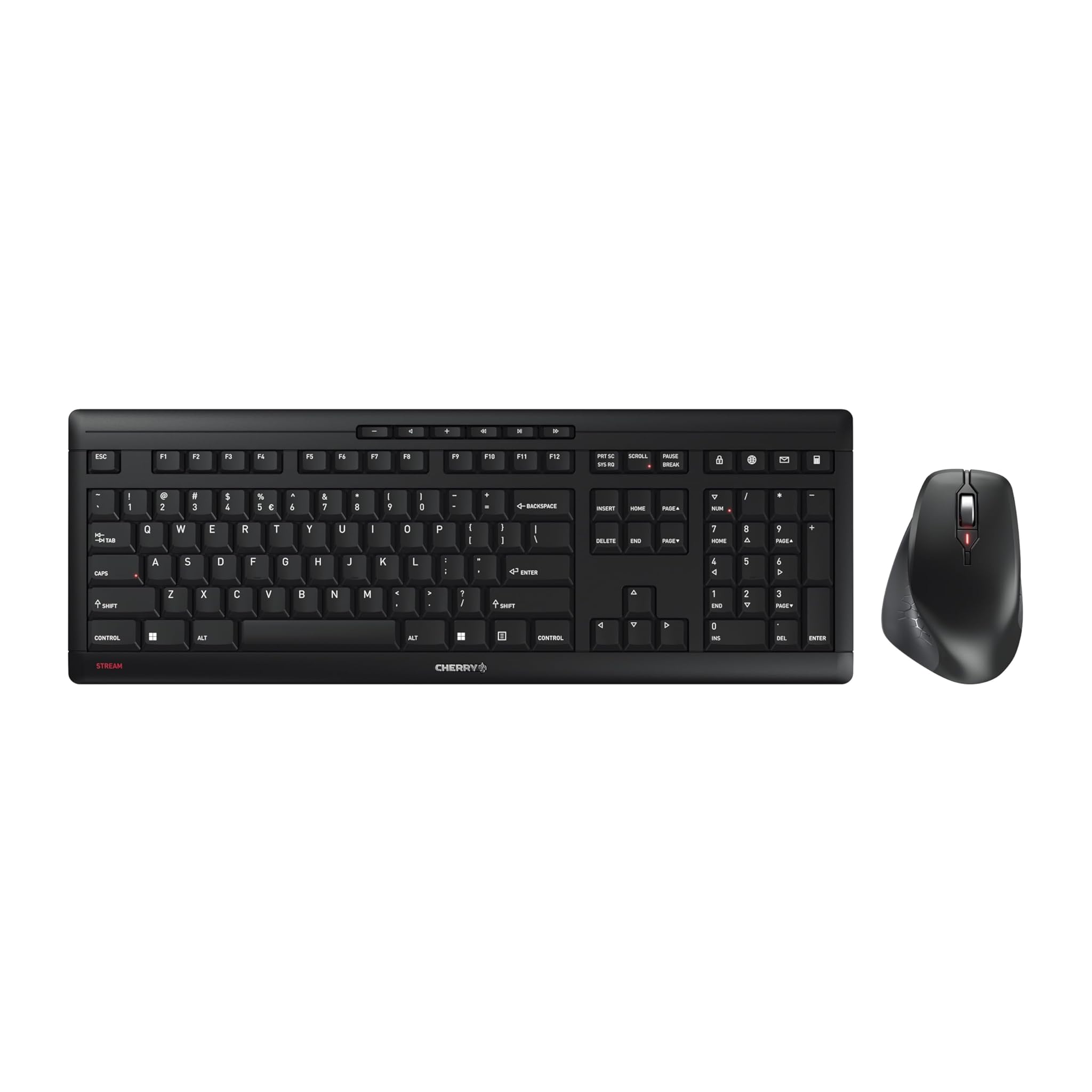 Cherry STREAM DESKTOP COMFORT - Set Tastiera e Mouse Wireless