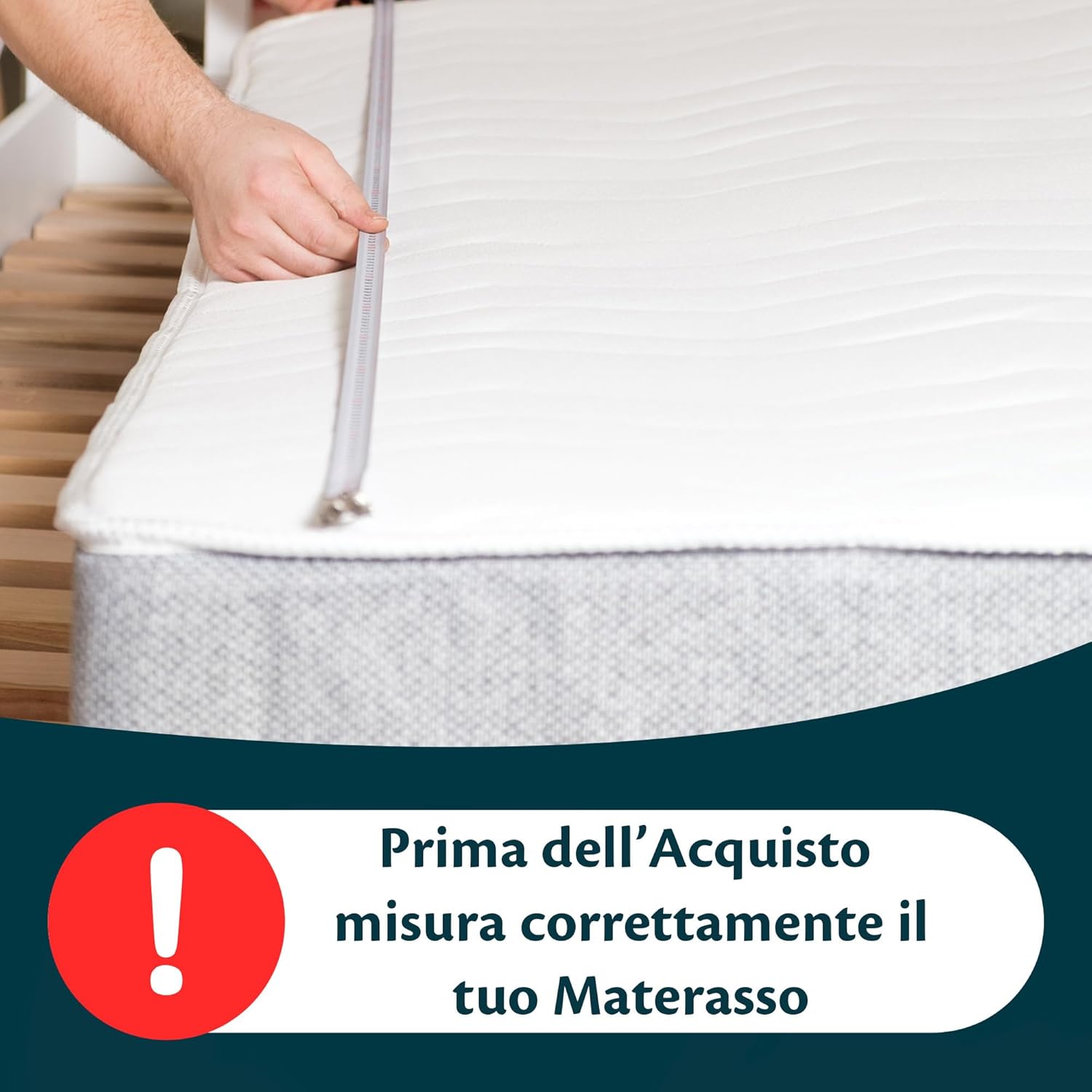 Topper Matrimoniale 160x190 in Foam 6 cm - immagine 2