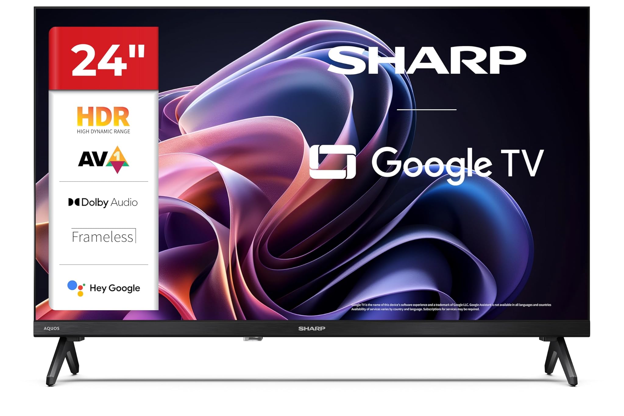 Sharp 24HF2365E - GOOGLE TV 24" HD Frameless