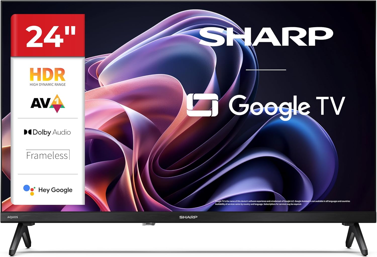 Sharp 24HF2365E - GOOGLE TV 24" HD Frameless - immagine 1