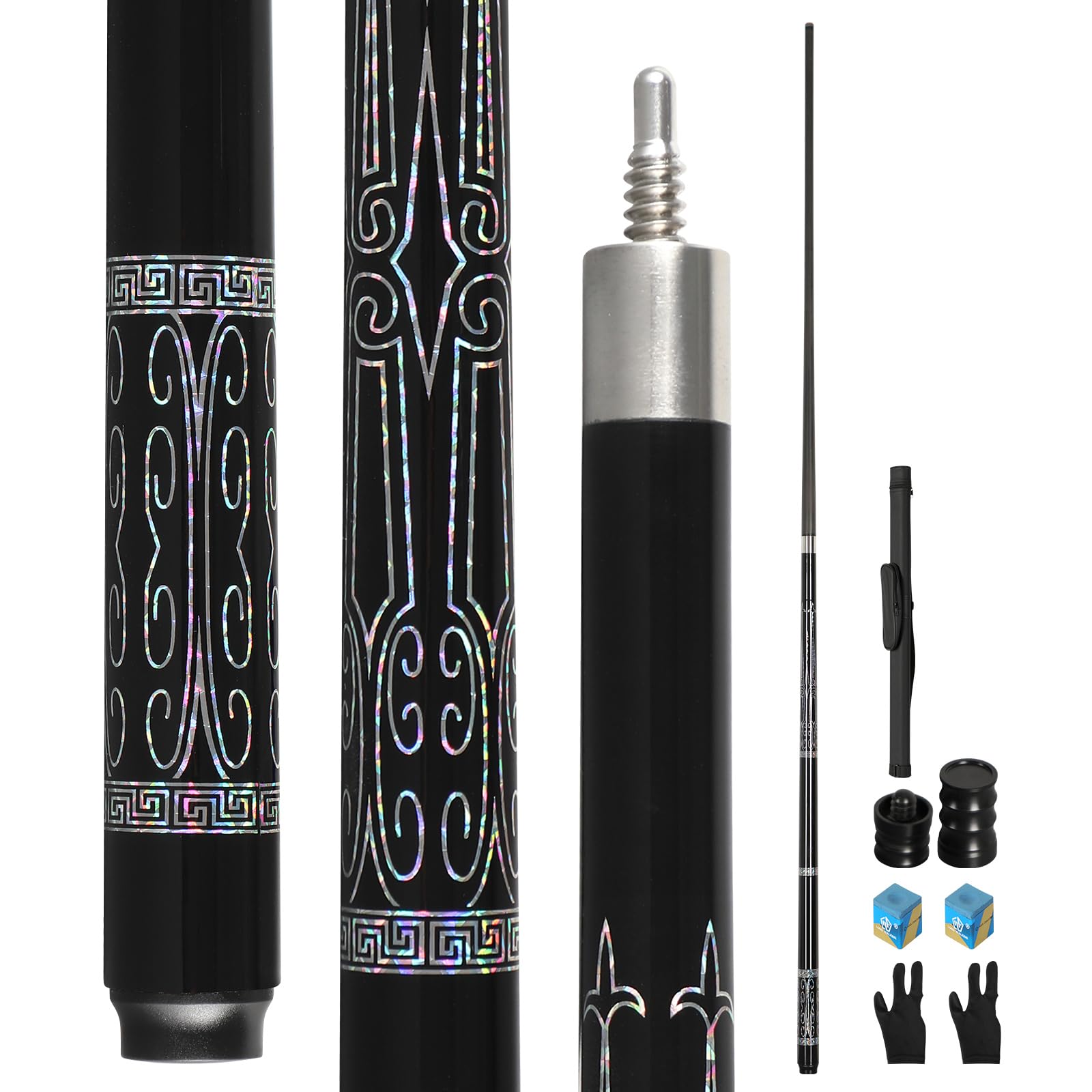 Bastone Stecca Biliardo Fibra Carbonio 567-595g