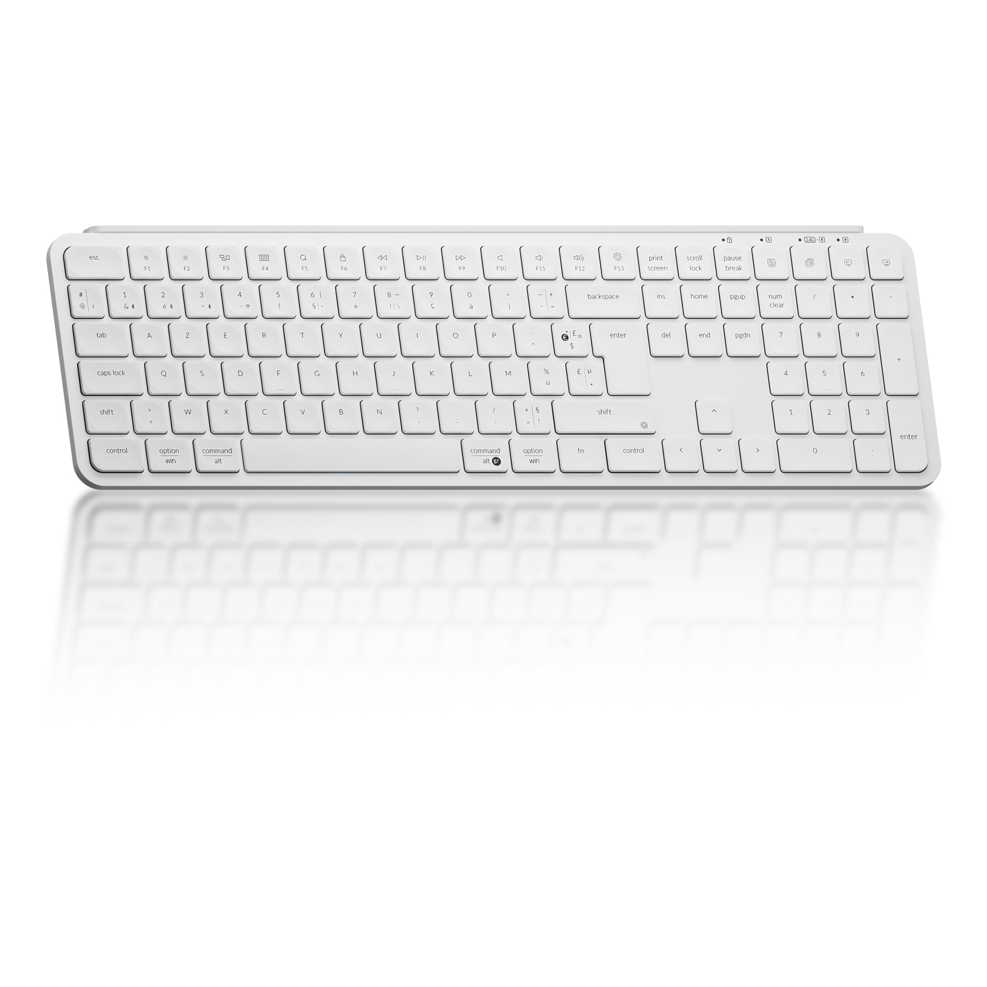 Keychron B6 Pro Tastiera Wireless Ultra-Sottile AZERTY
