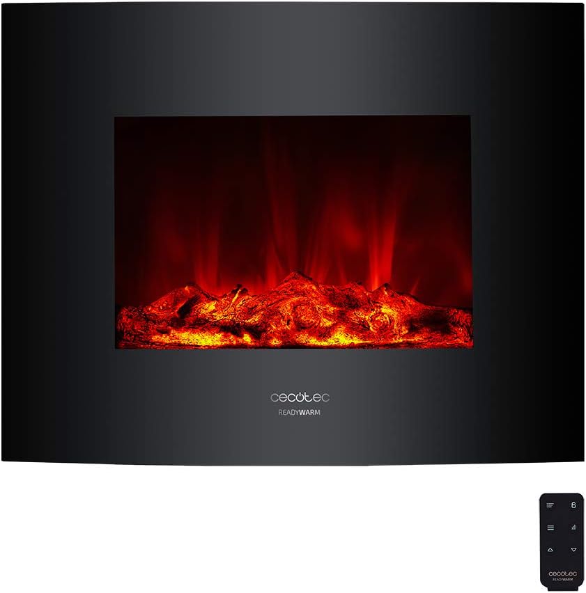 Cecotec Cheminée Électrique Ready Warm 2200 Curved Flames - immagine 1