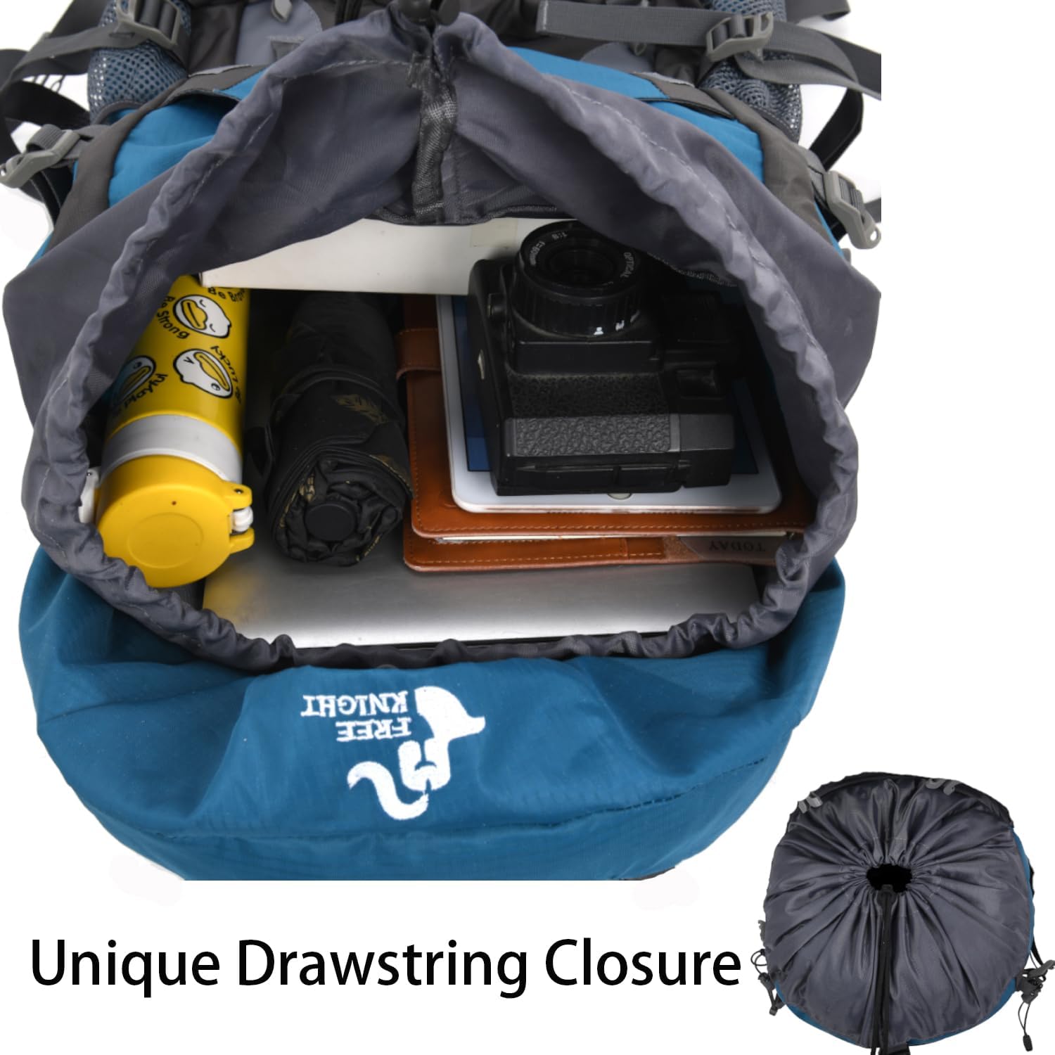 Bseash Zaino da Trekking Impermeabile 60L - immagine 3