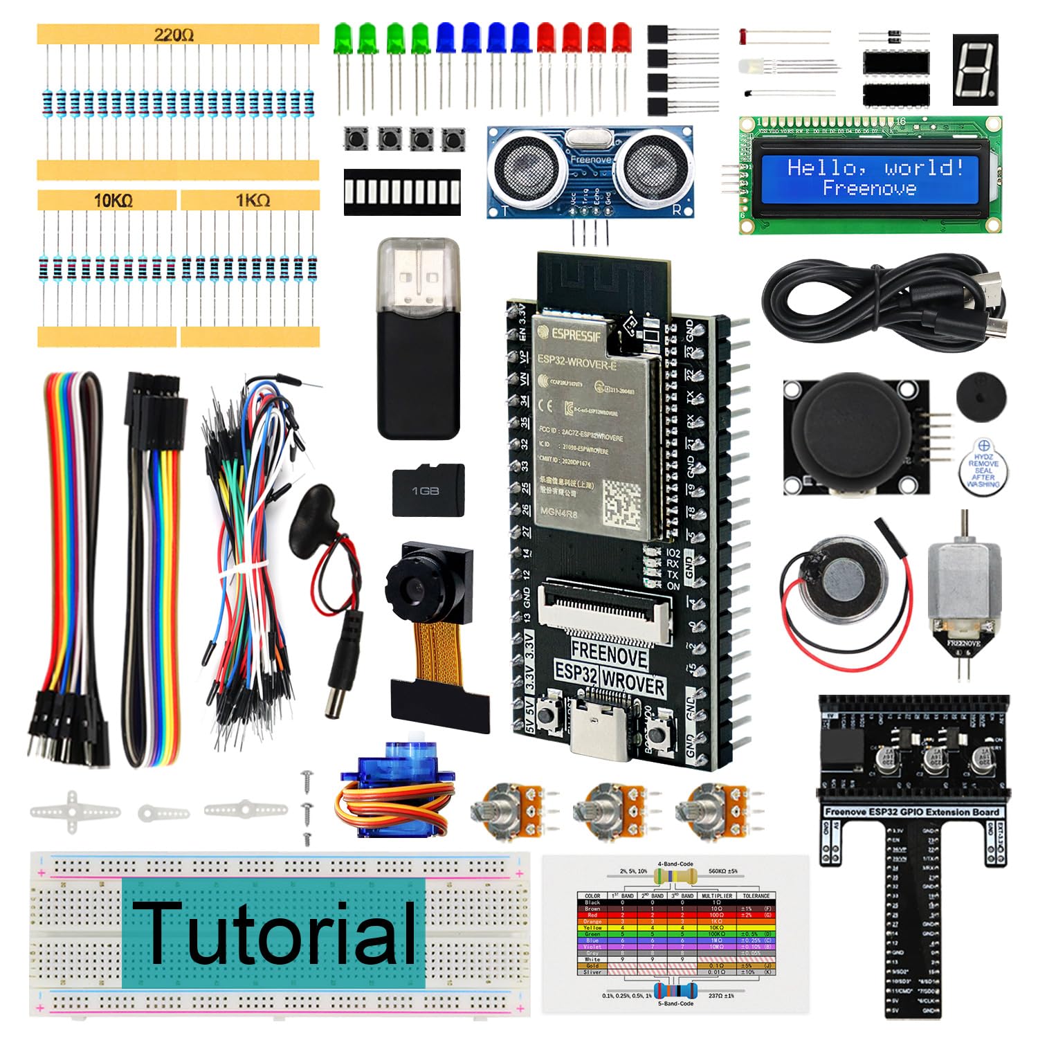Freenove Super Starter Kit per ESP32-WROVER CAM