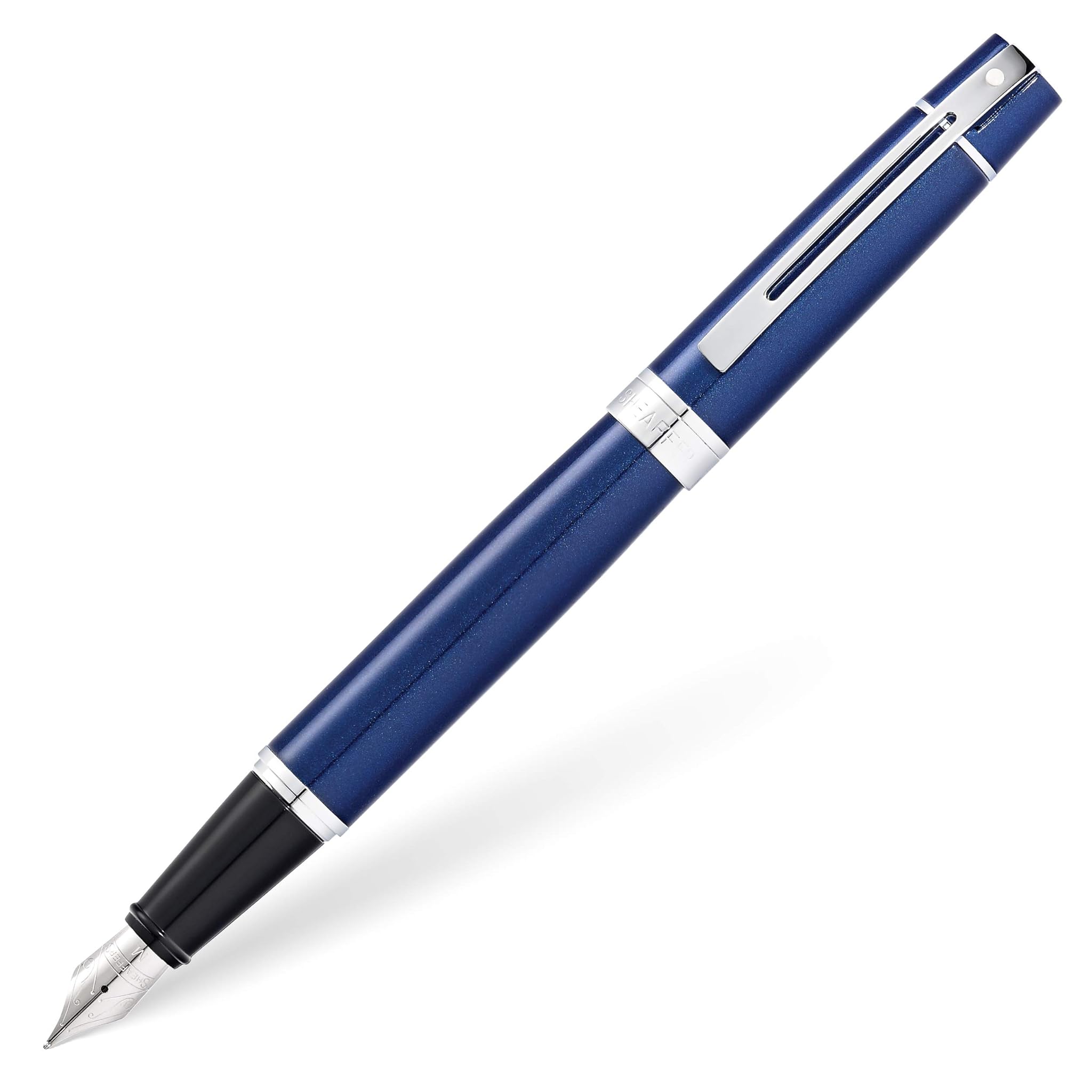 Sheaffer E0934143 300 - Penna Stilografica Cromata, Blu
