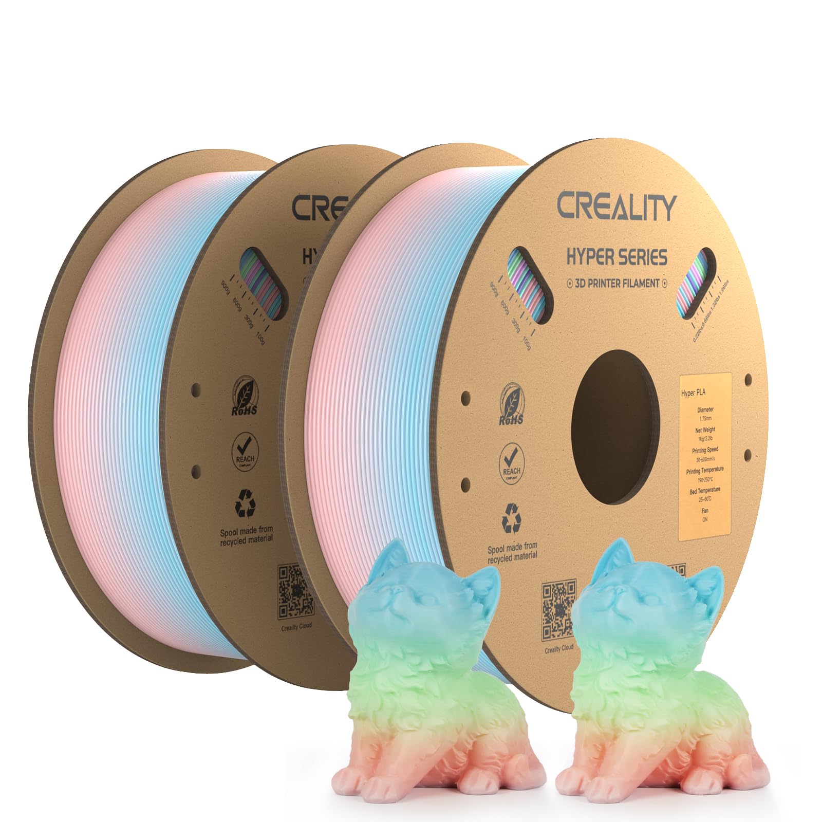 Creality Hyper PLA Filament Arcobaleno 2KG