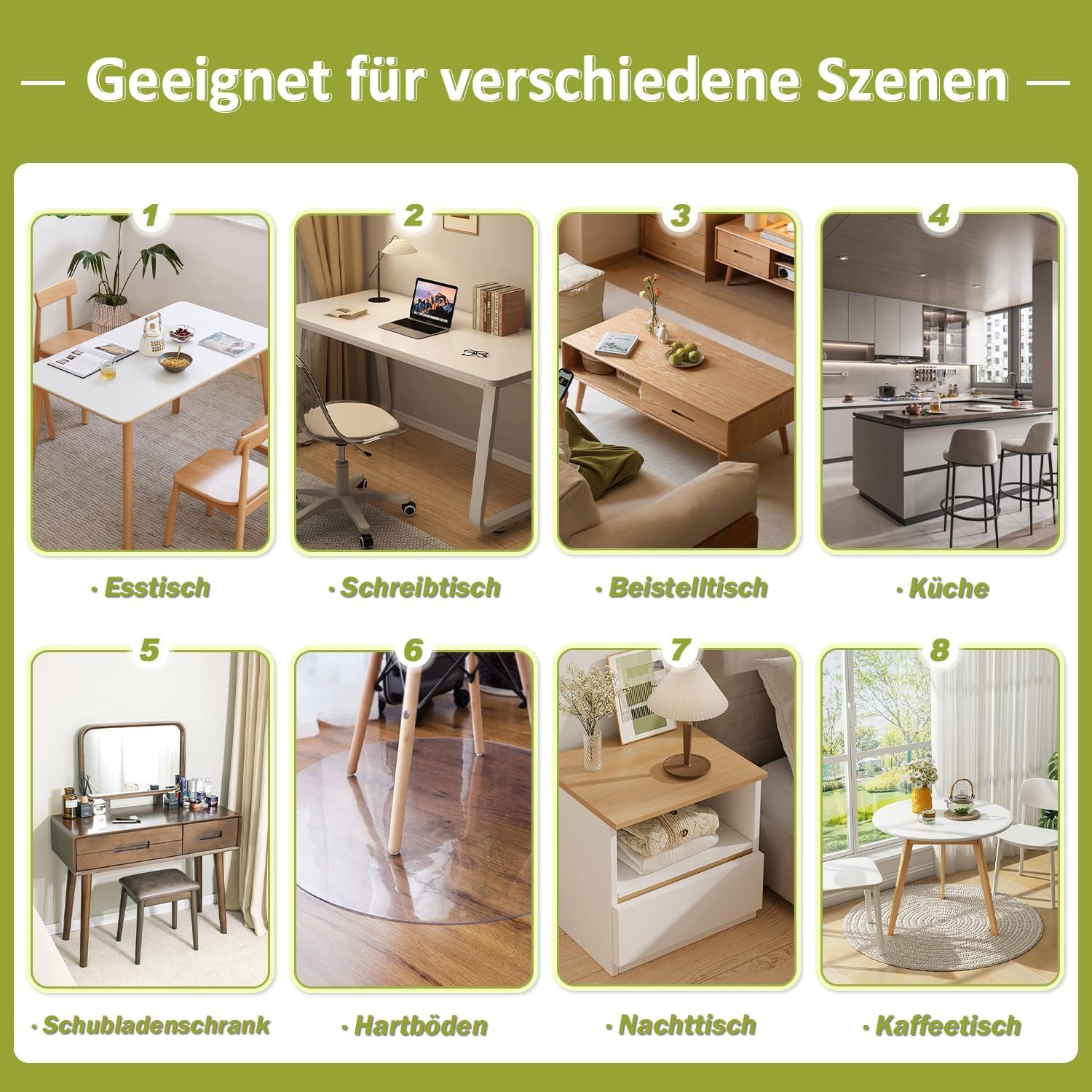 OstepDecor Copritavolo Trasparente PVC 80x160cm - immagine 5